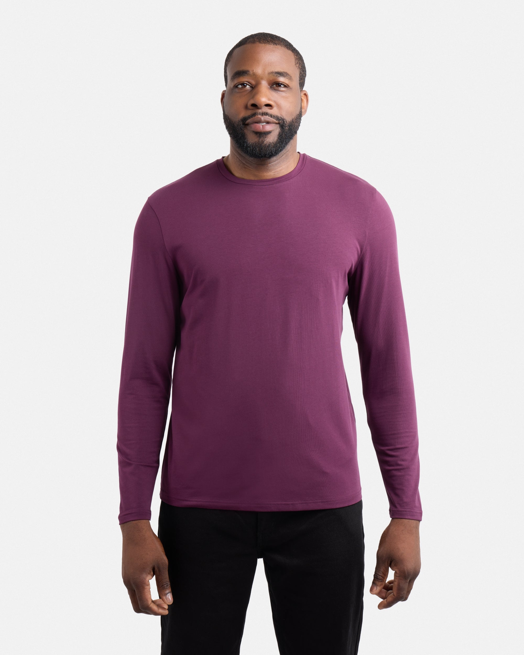 X RAY Men's Classic Long Sleeve Crewneck T-shirt