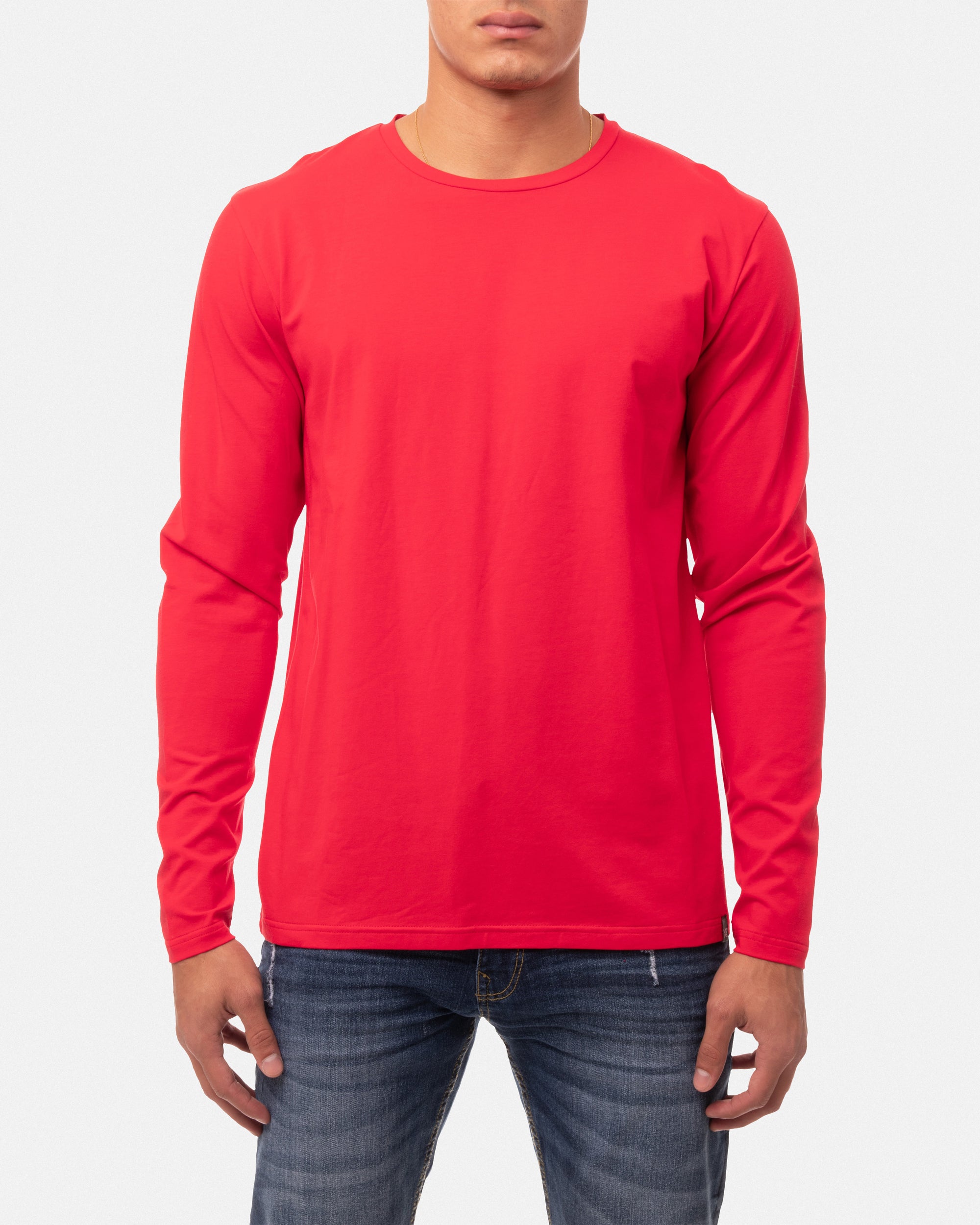 X RAY Men's Classic Long Sleeve Crewneck T-shirt