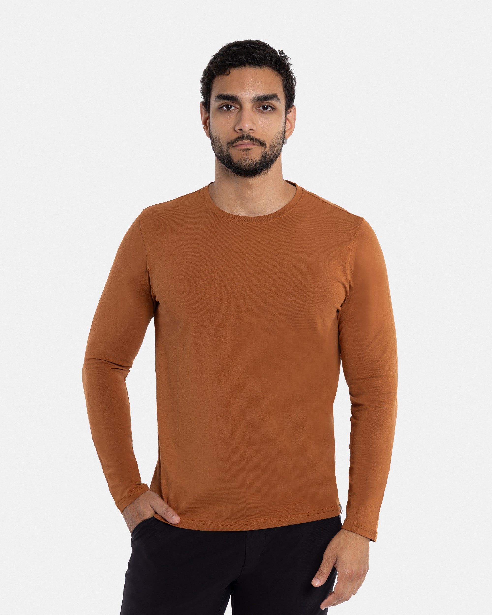 X RAY Men's Long Sleeve Crewneck Shirt