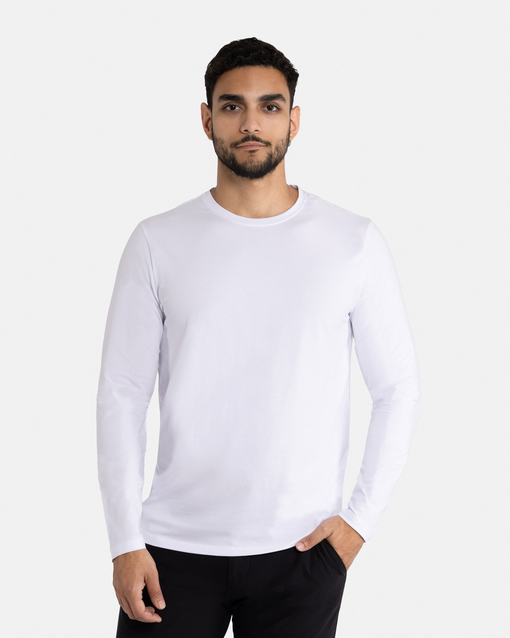 X RAY Men's Classic Long Sleeve Crewneck T-shirt