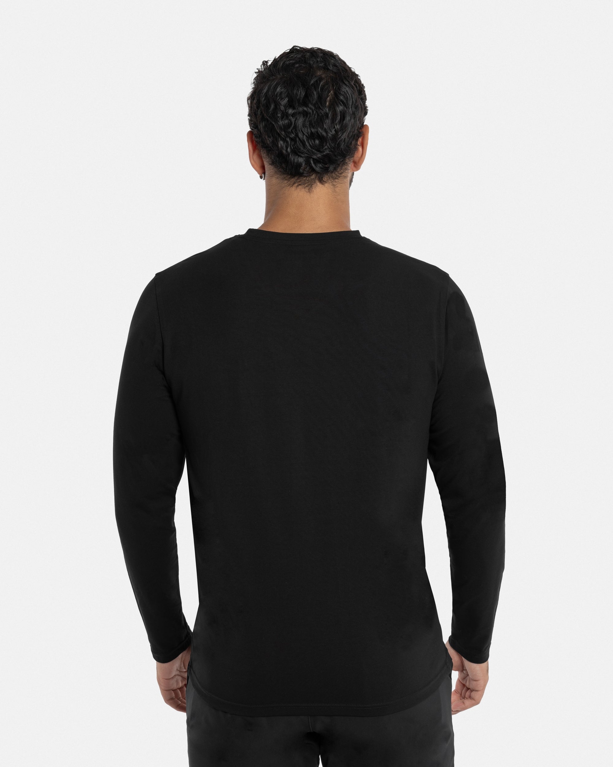 リラクス LONG SLEEVE T-SHIRTS BLACK 46 XMLS-20006 Classic Long Sleeve V-Neck T-Shirt – X-RAY JEANS