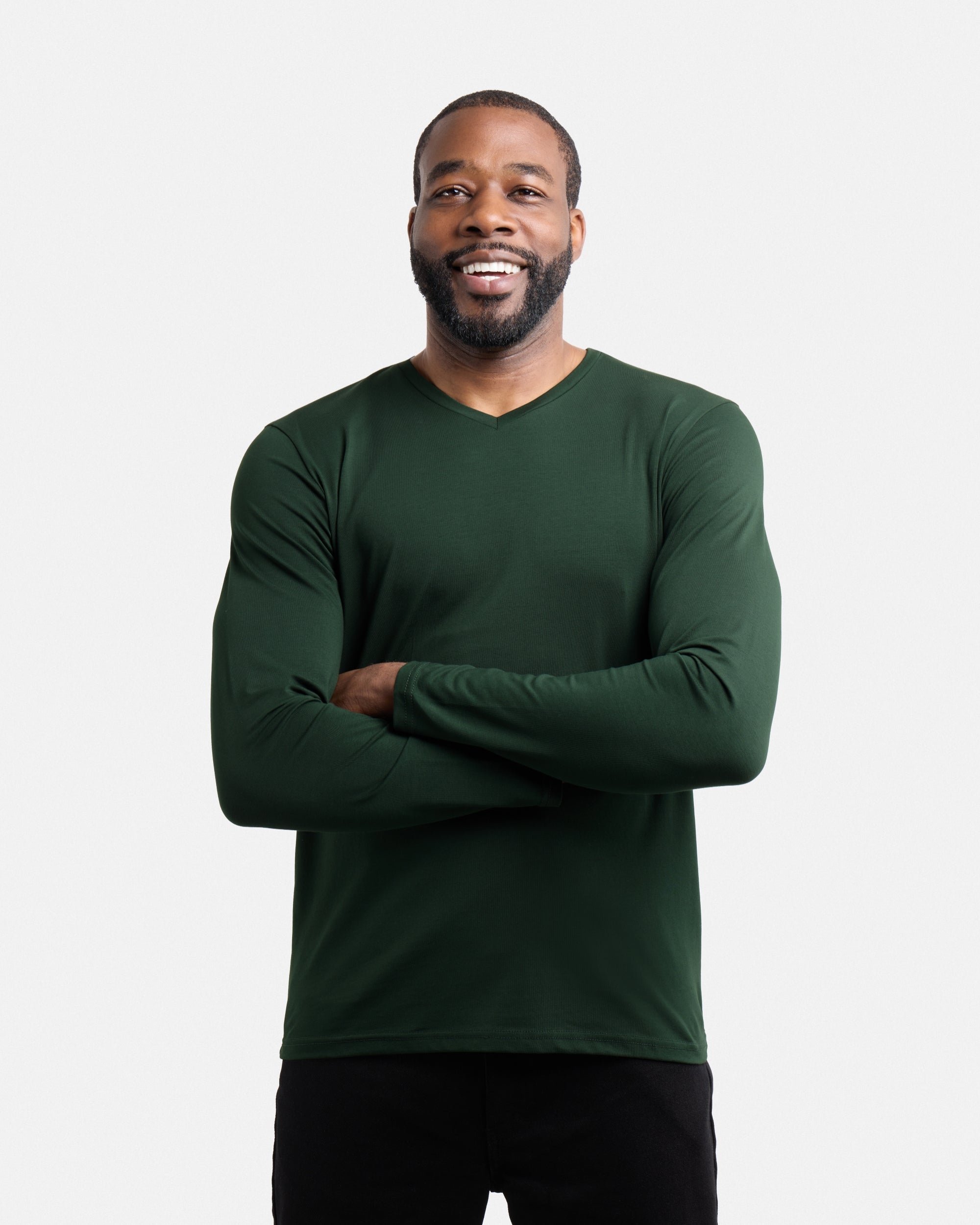 XMLS-20006 Classic Long Sleeve V-Neck T-Shirt – X-RAY JEANS