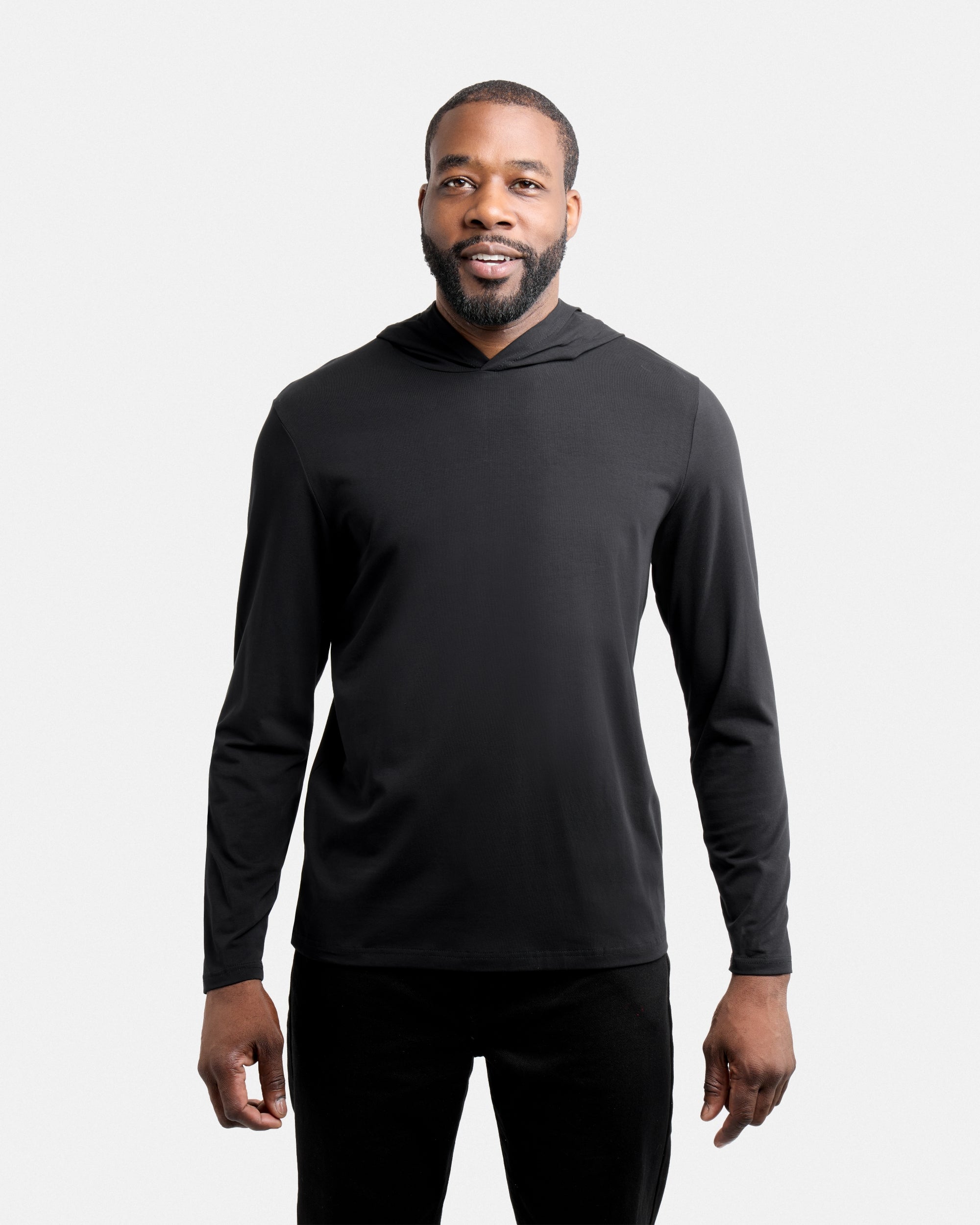 X RAY Men's Long Sleeve Hooded Shirt