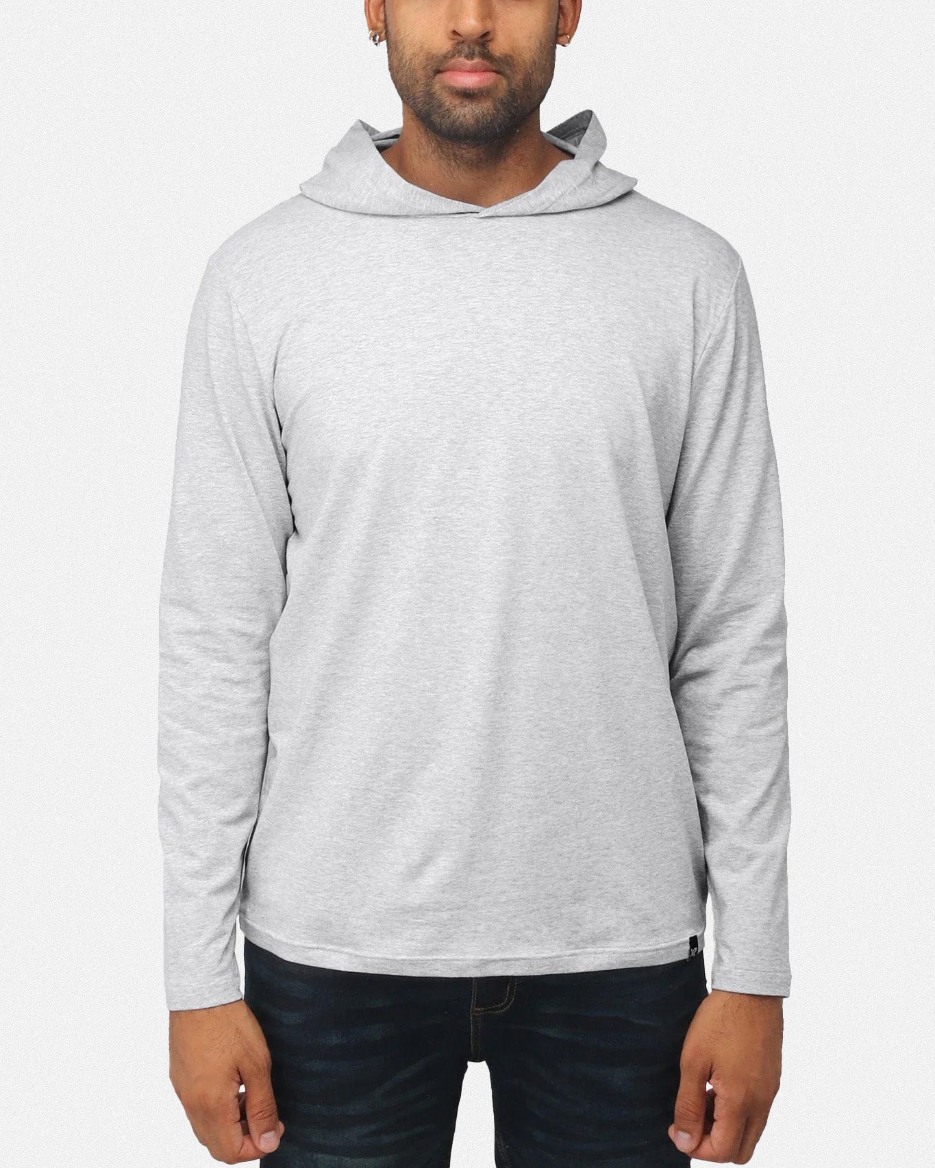 X RAY Men's Long Sleeve Hooded Shirt