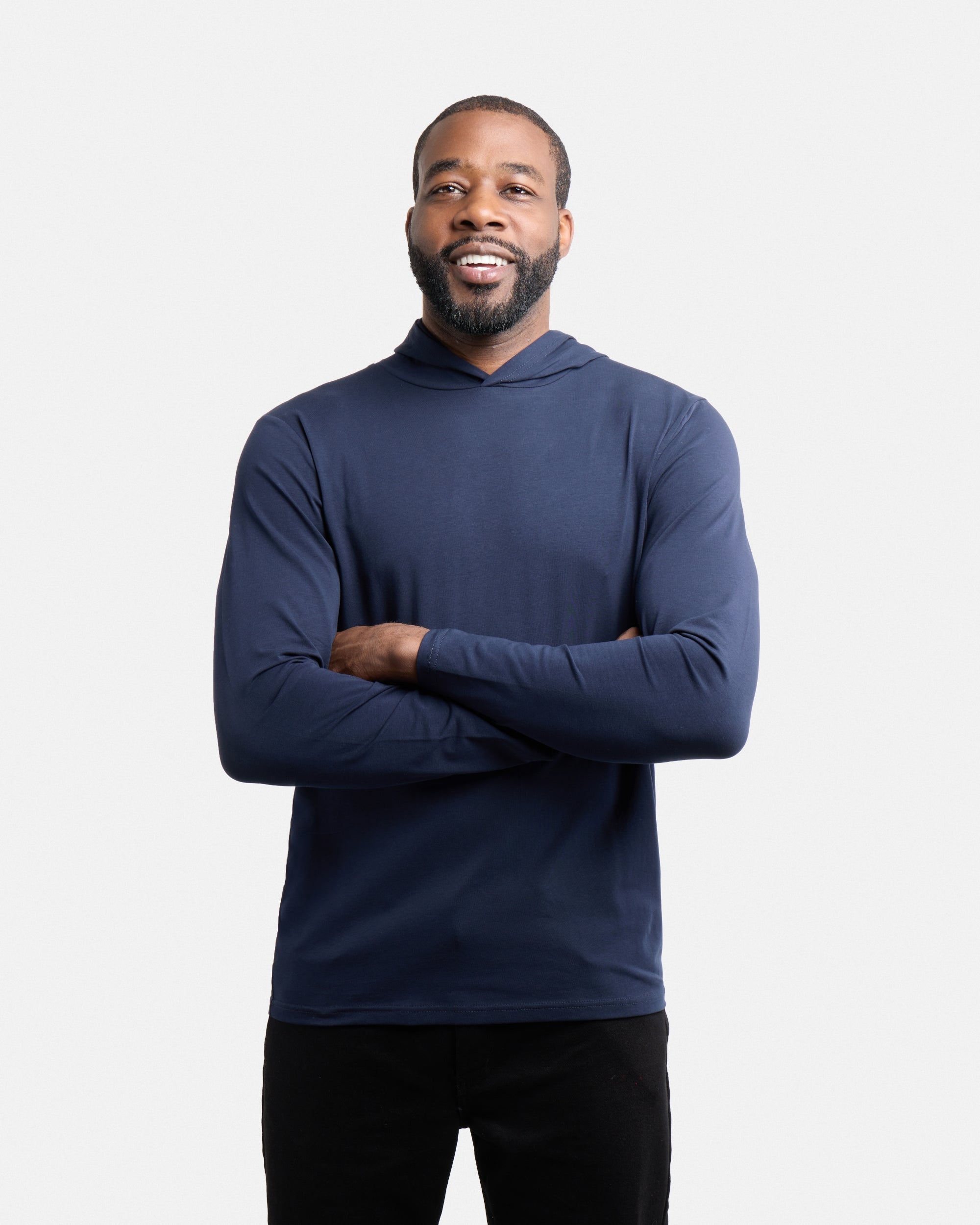 XMLS-20007 Long Sleeve Hoodie T-Shirt – X-RAY JEANS