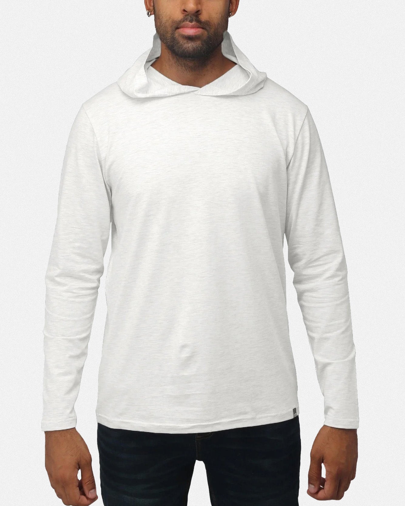 X RAY Men's Long Sleeve Hooded Shirt