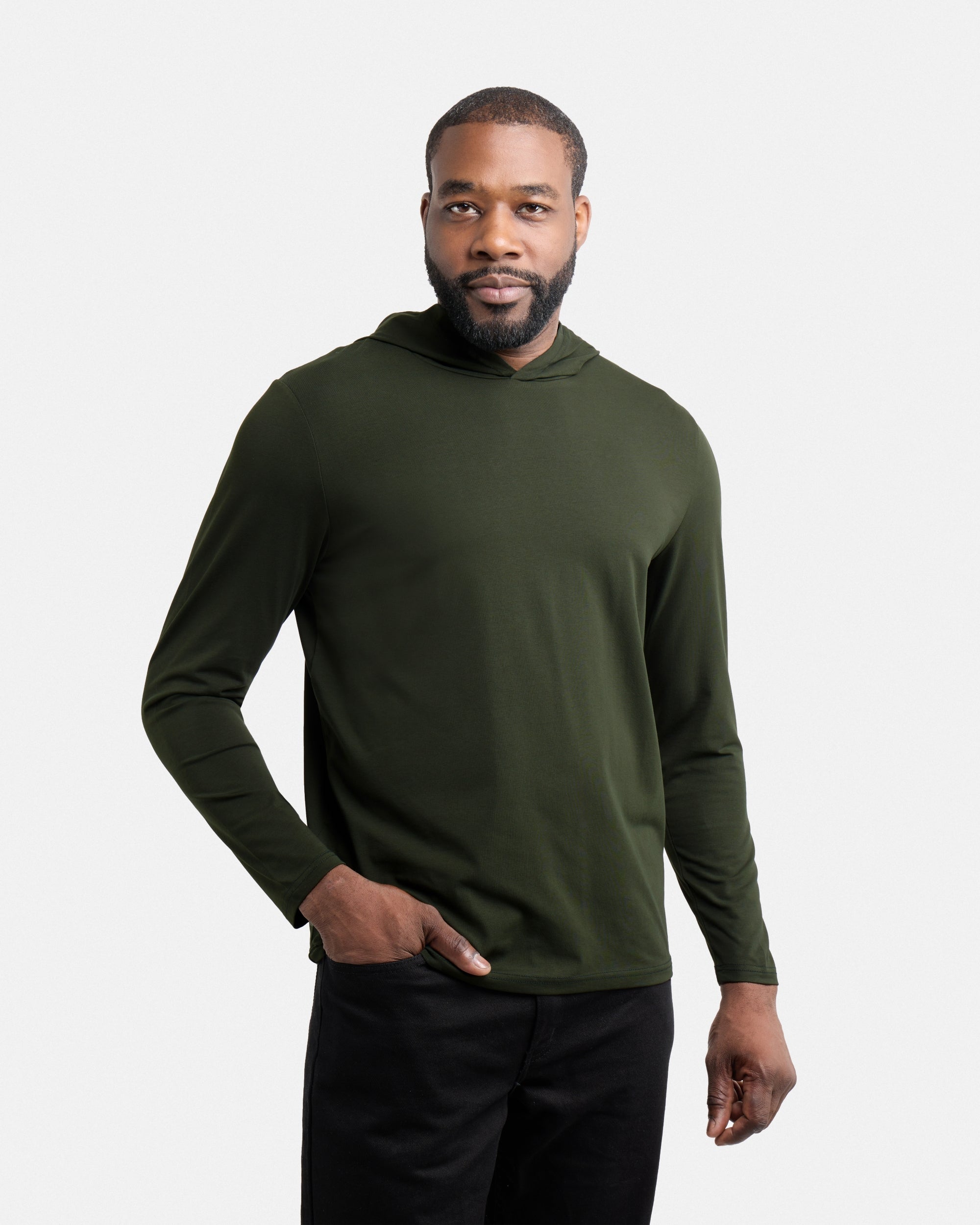 XMLS-20007 Long Sleeve Hoodie T-Shirt – X-RAY JEANS