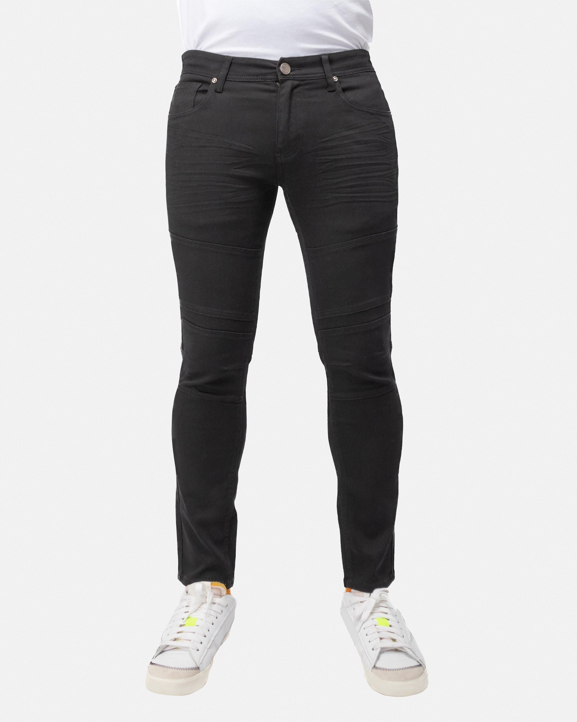 X RAY Men's Slim Fit Stretch Colored 5 Pocket Articulated Knee Denim Commuter Pants Big & Tall Available