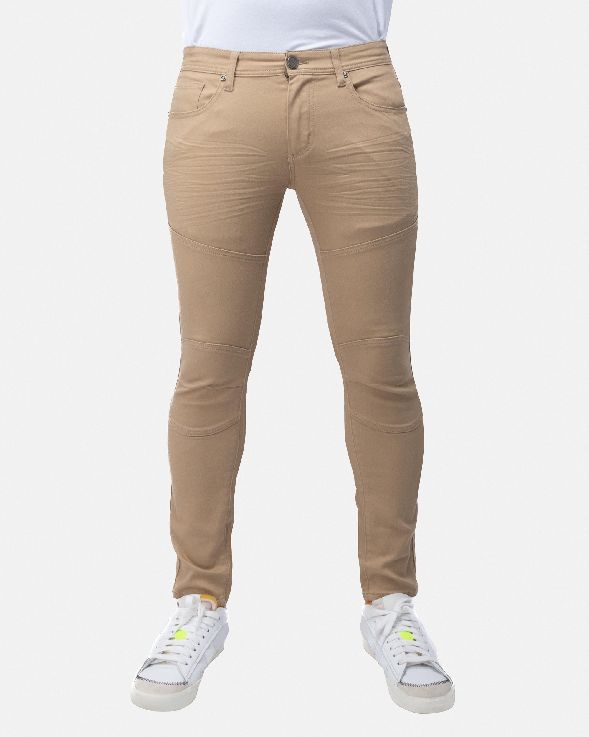 X RAY Men's Slim Fit Stretch Colored 5 Pocket Articulated Knee Denim Commuter Pants Big & Tall Available