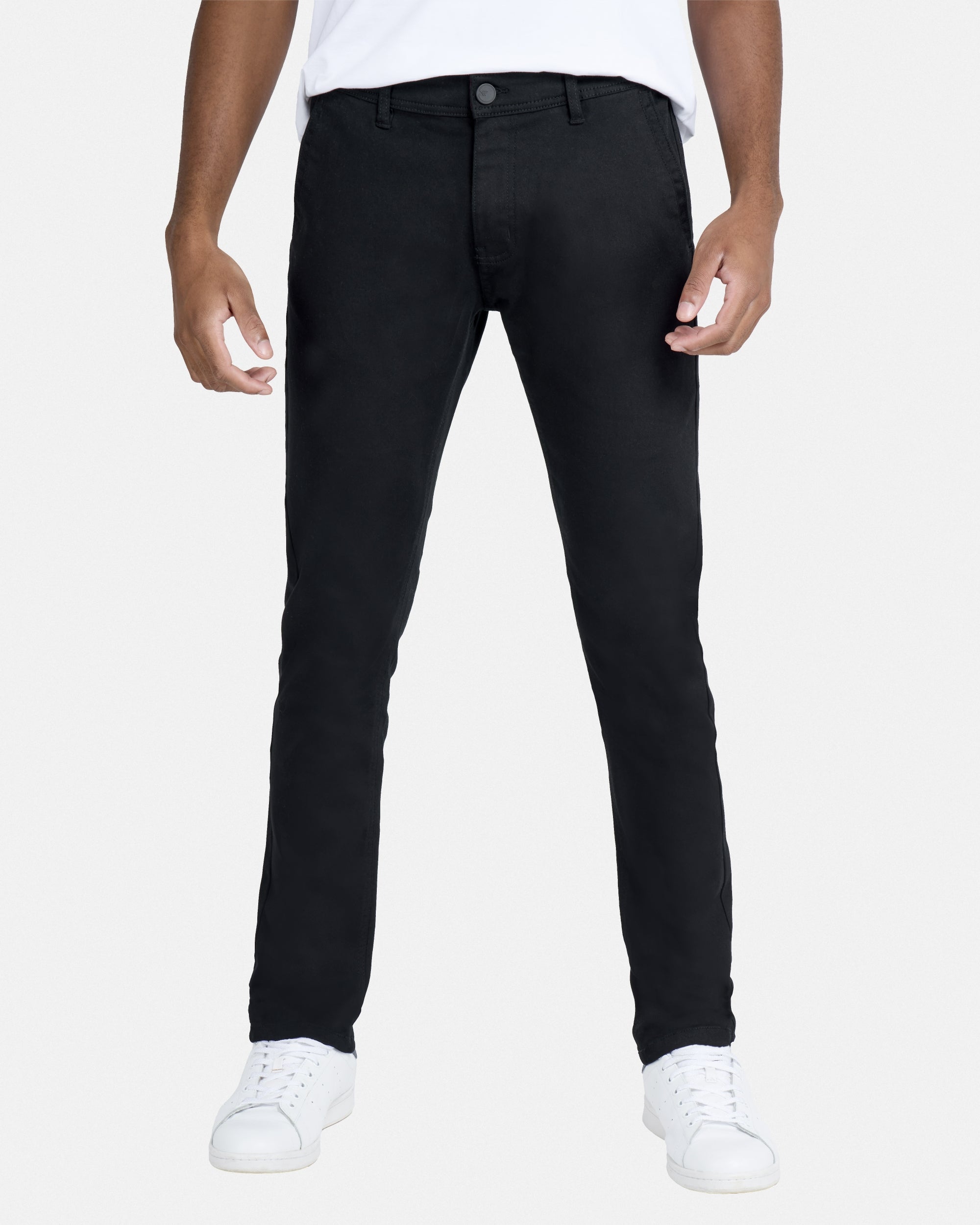 『CHRO 3BTTN 2SNAP BLACK』 X RAY Slim Fit Stretch Colored Denim Commuter Pants – X-RAY