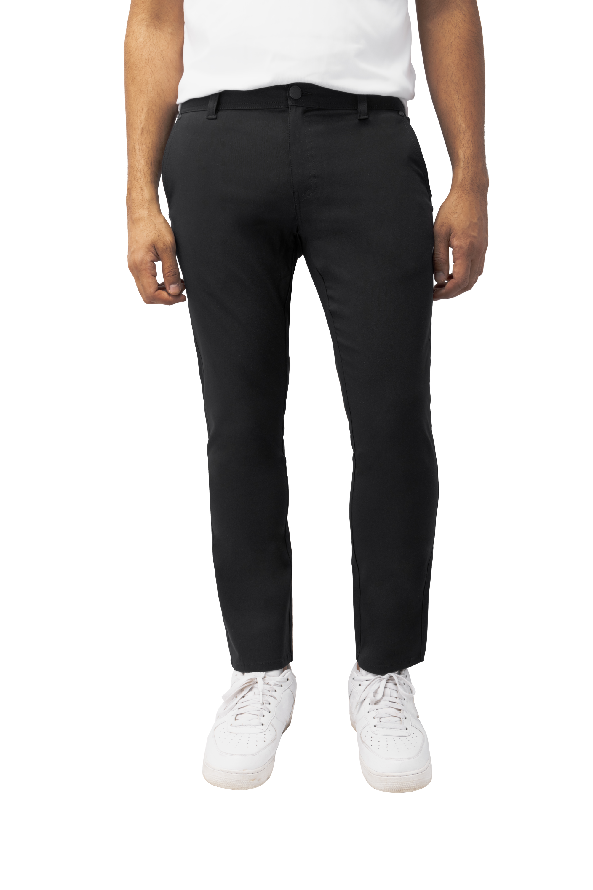 #XMP-13068 Hidden Zip Pocket Flex Nylon Pants-thumbmail-5