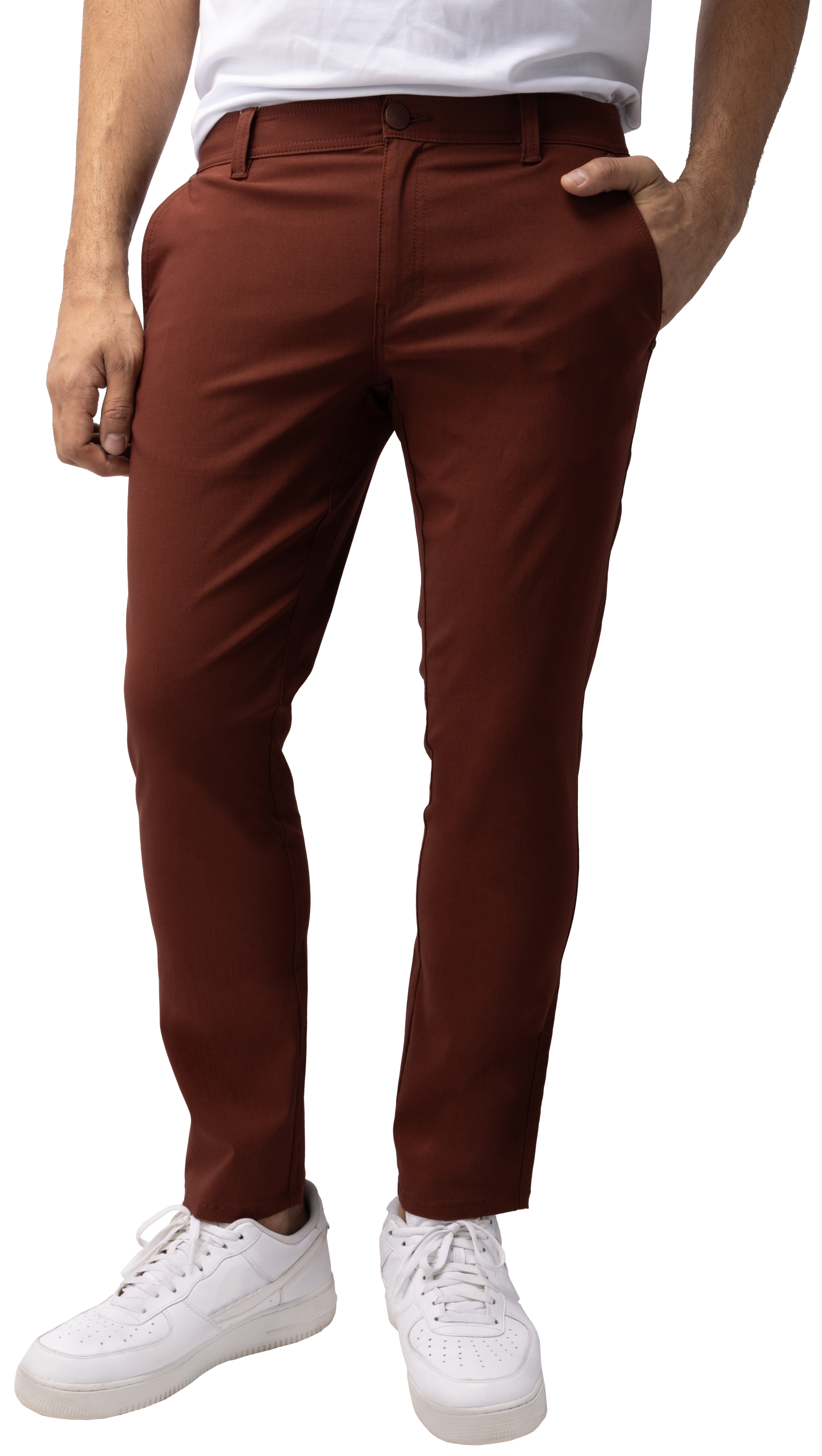 #XMP-13068 Hidden Zip Pocket Flex Nylon Pants-thumbmail-27