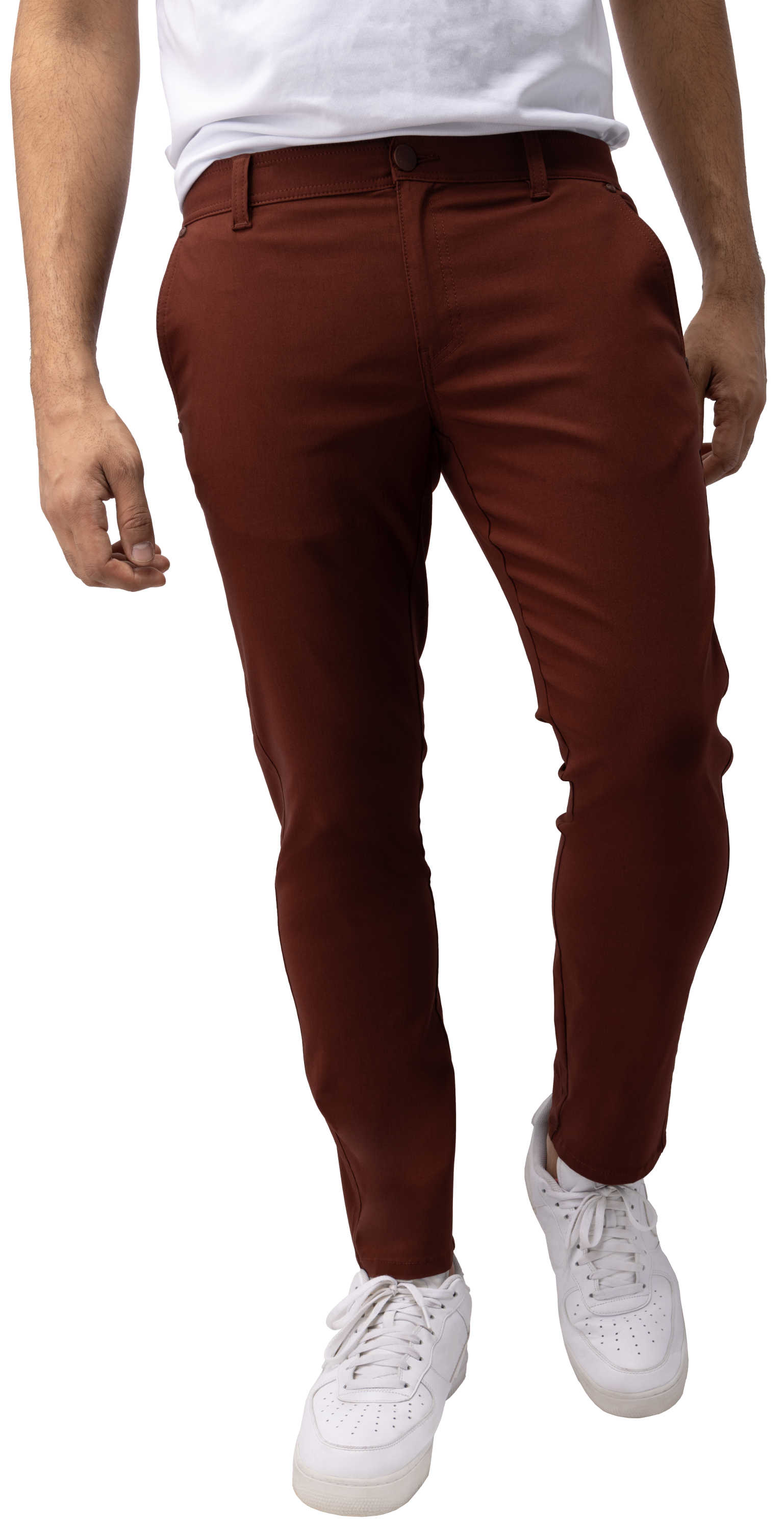 #XMP-13068 Hidden Zip Pocket Flex Nylon Pants-thumbmail-25