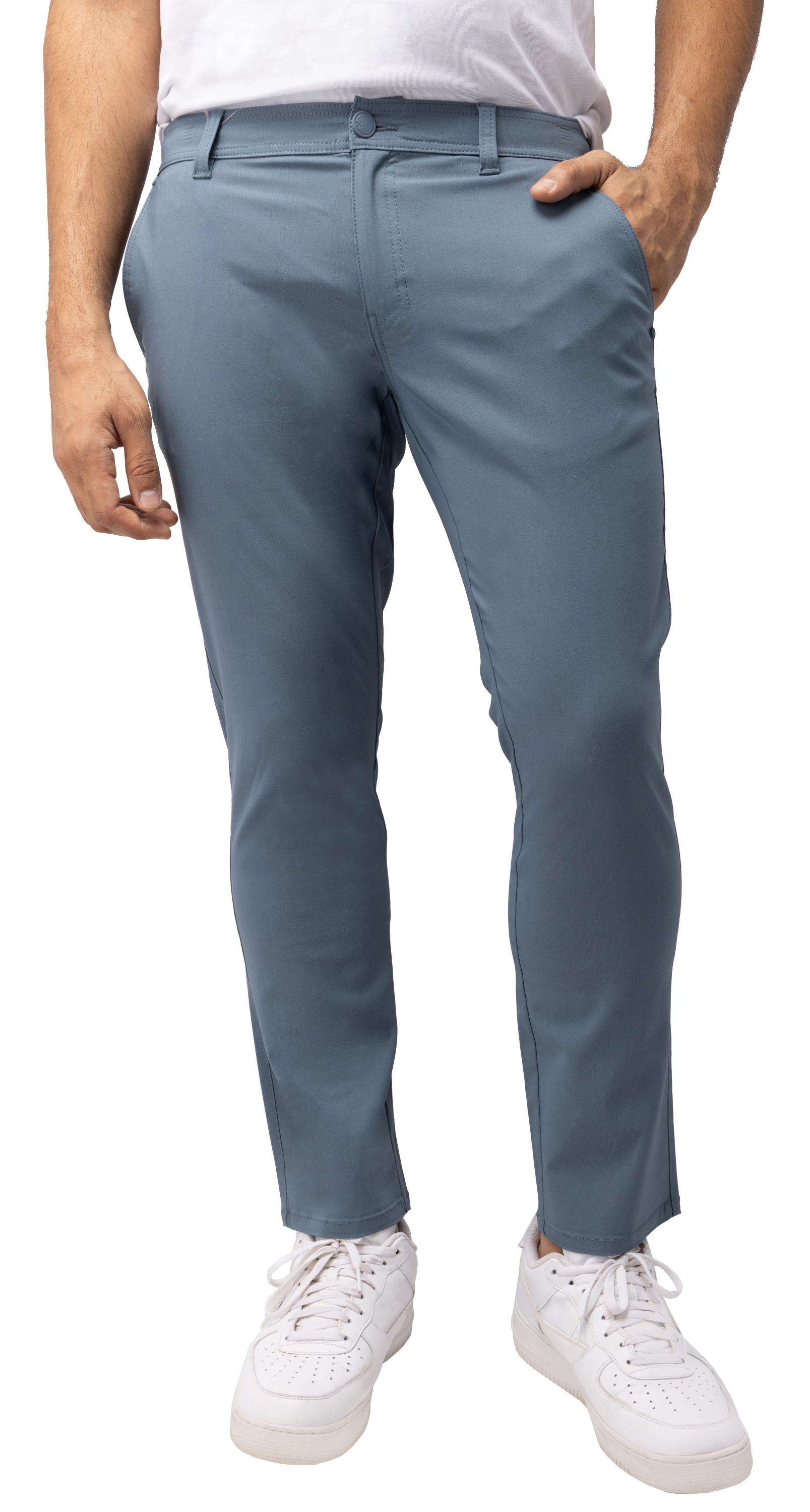 #XMP-13068 Hidden Zip Pocket Flex Nylon Pants-thumbmail-12
