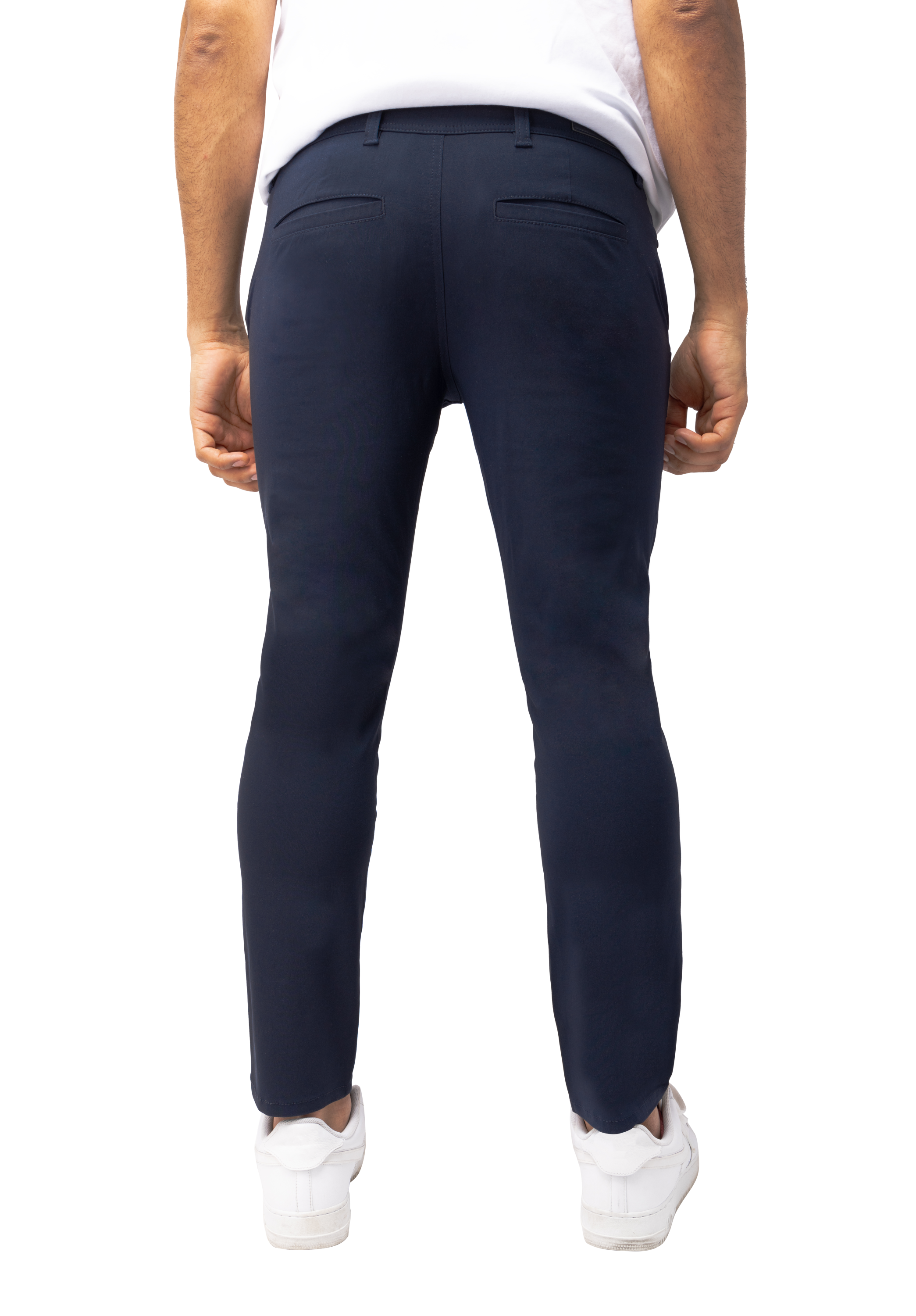 #XMP-13068 Hidden Zip Pocket Flex Nylon Pants-thumbmail-3