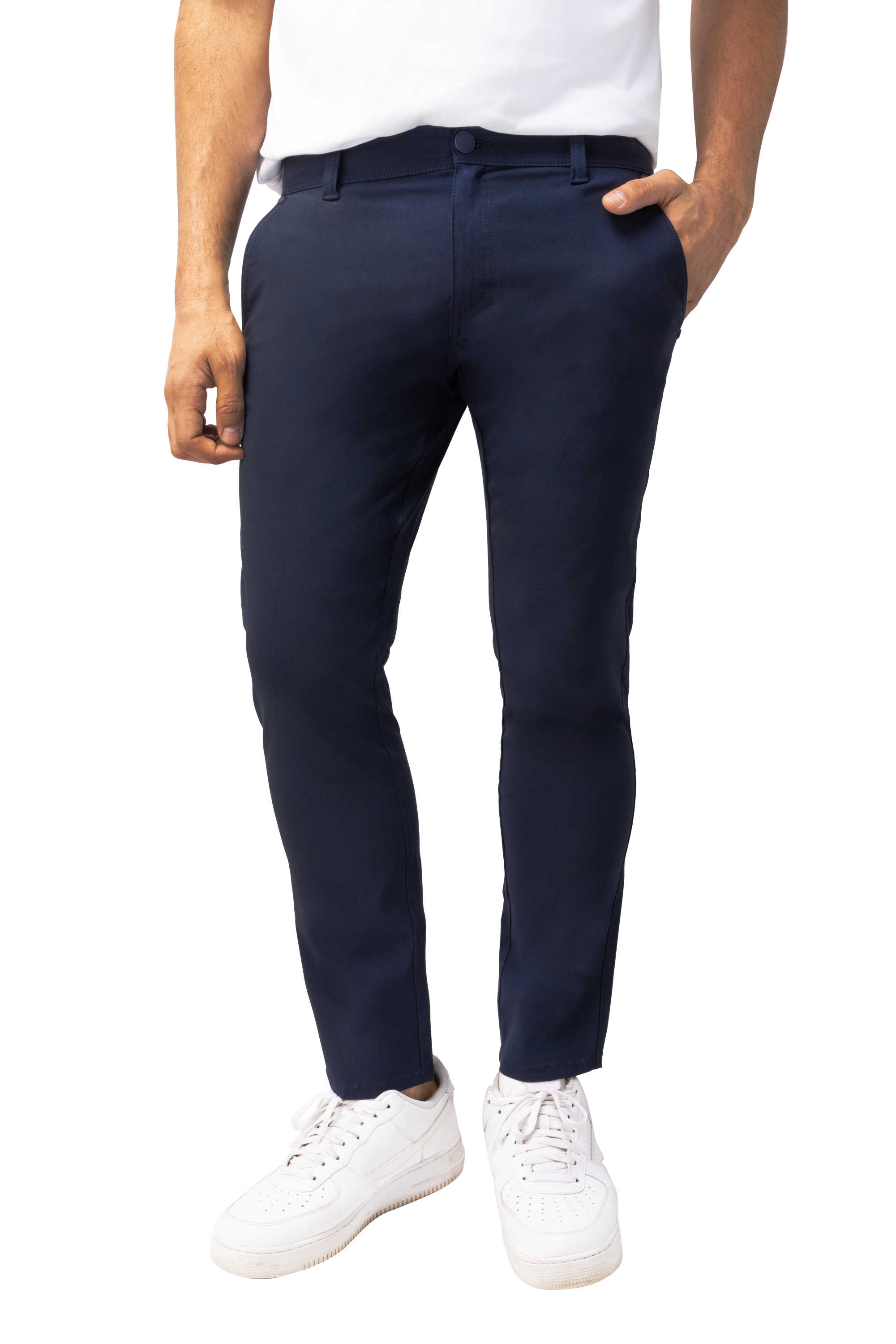 #XMP-13068 Hidden Zip Pocket Flex Nylon Pants-thumbmail-7