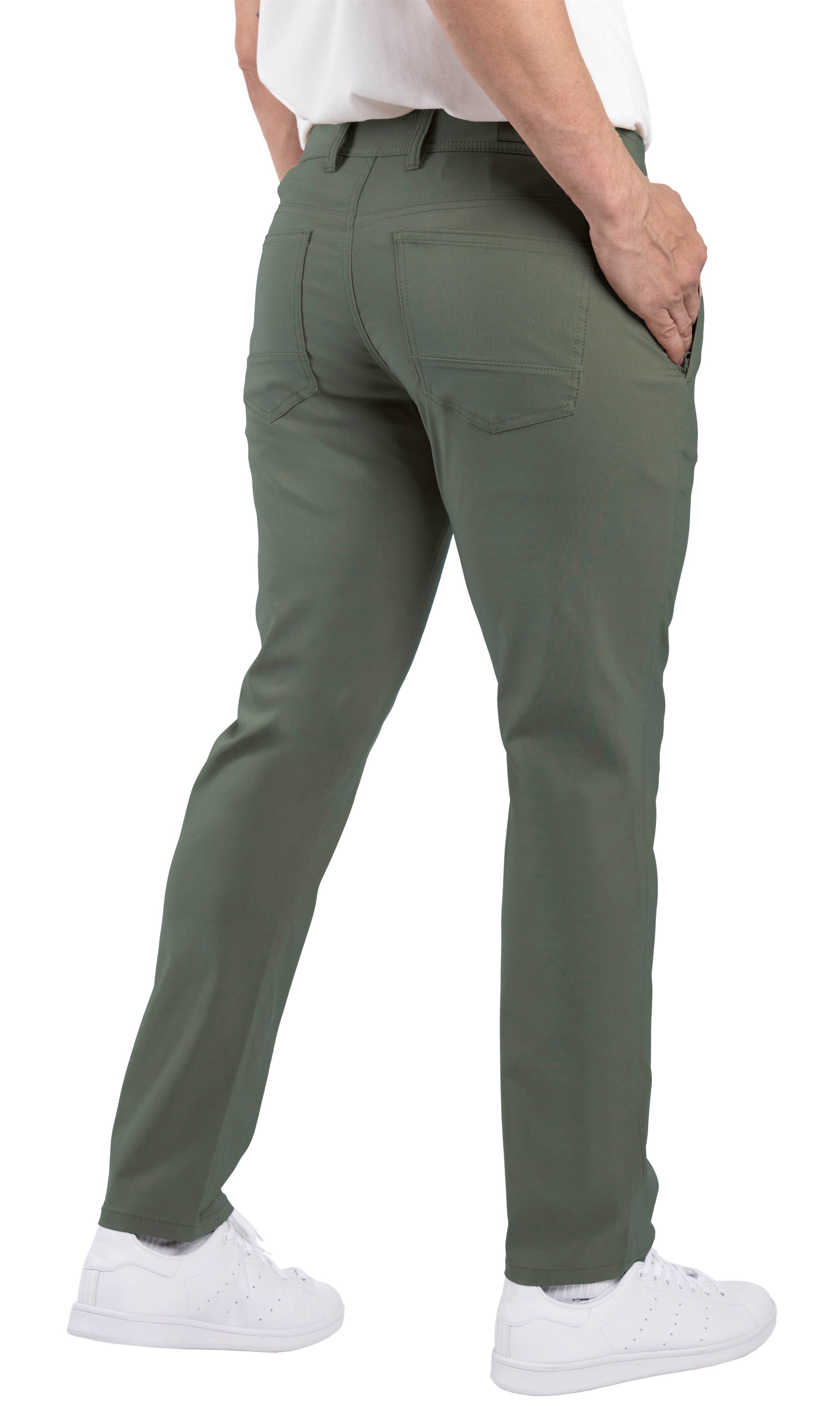 X RAY Men's Slim Fit Stretch Golf Pants Quick Dry
