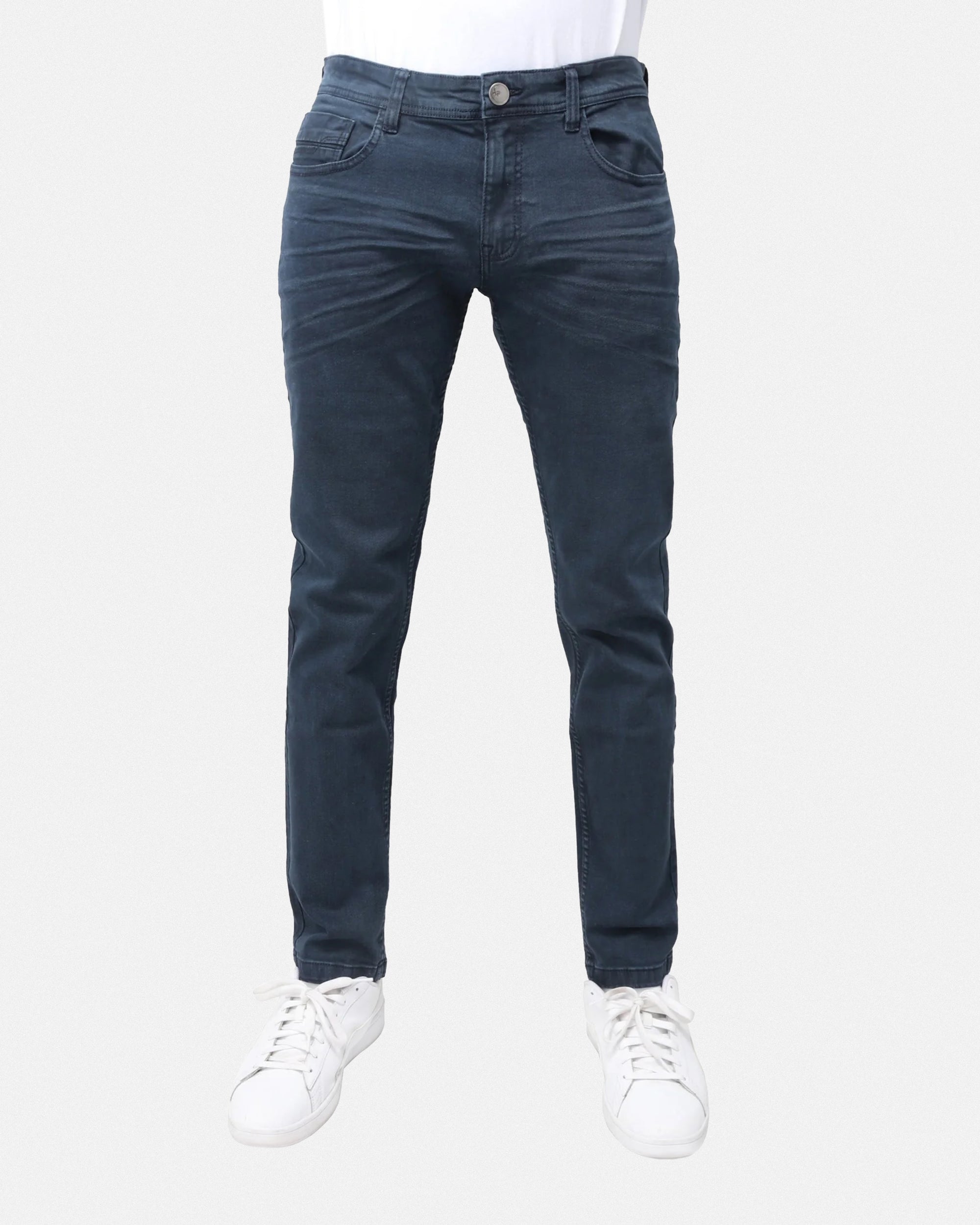 X RAY Men's Slim Fit Jeans Five-Pocket Stretch Cotton Colored Twill Pants