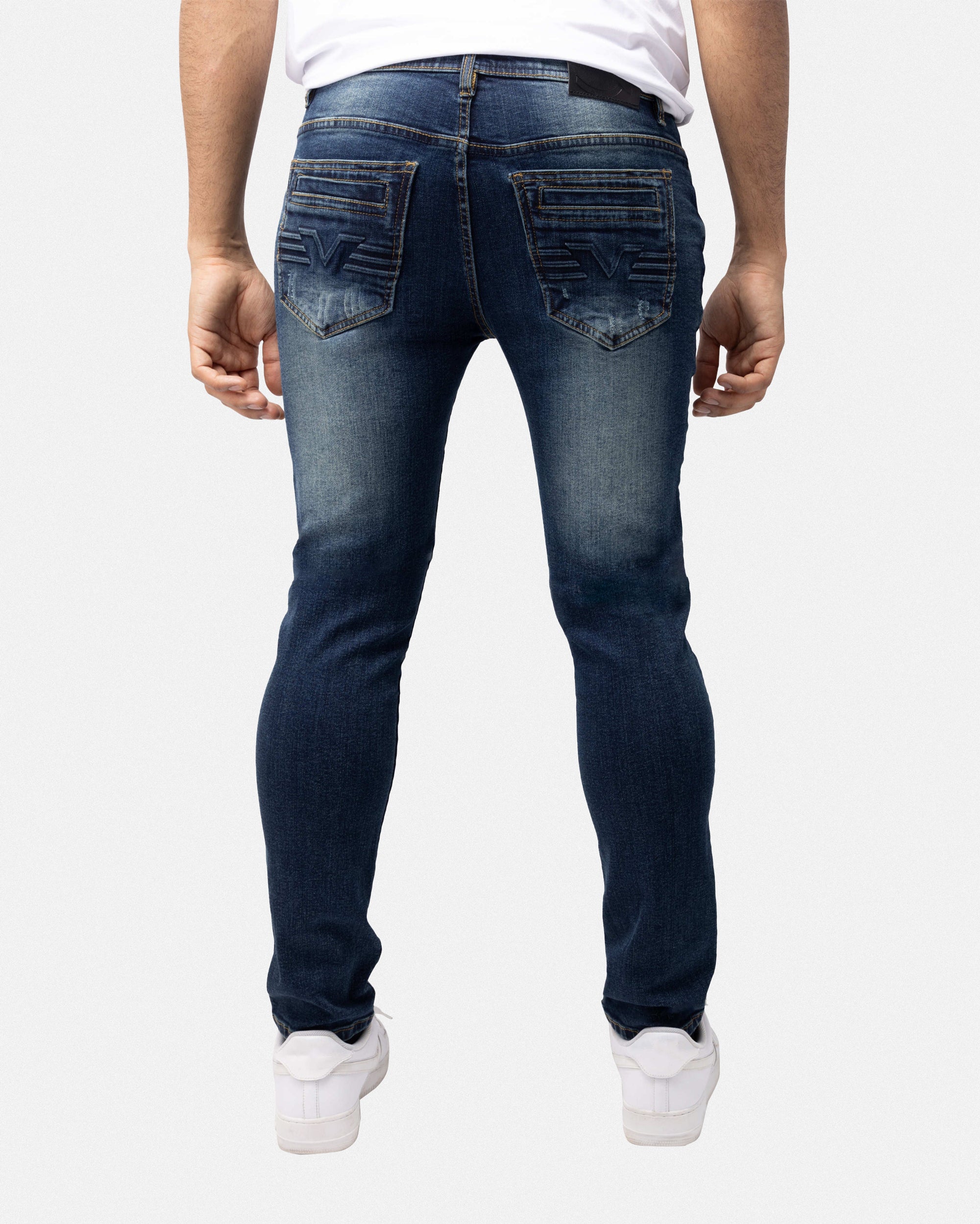XMP-93178 Slim Fit Blue Washed Jeans – X-RAY JEANS