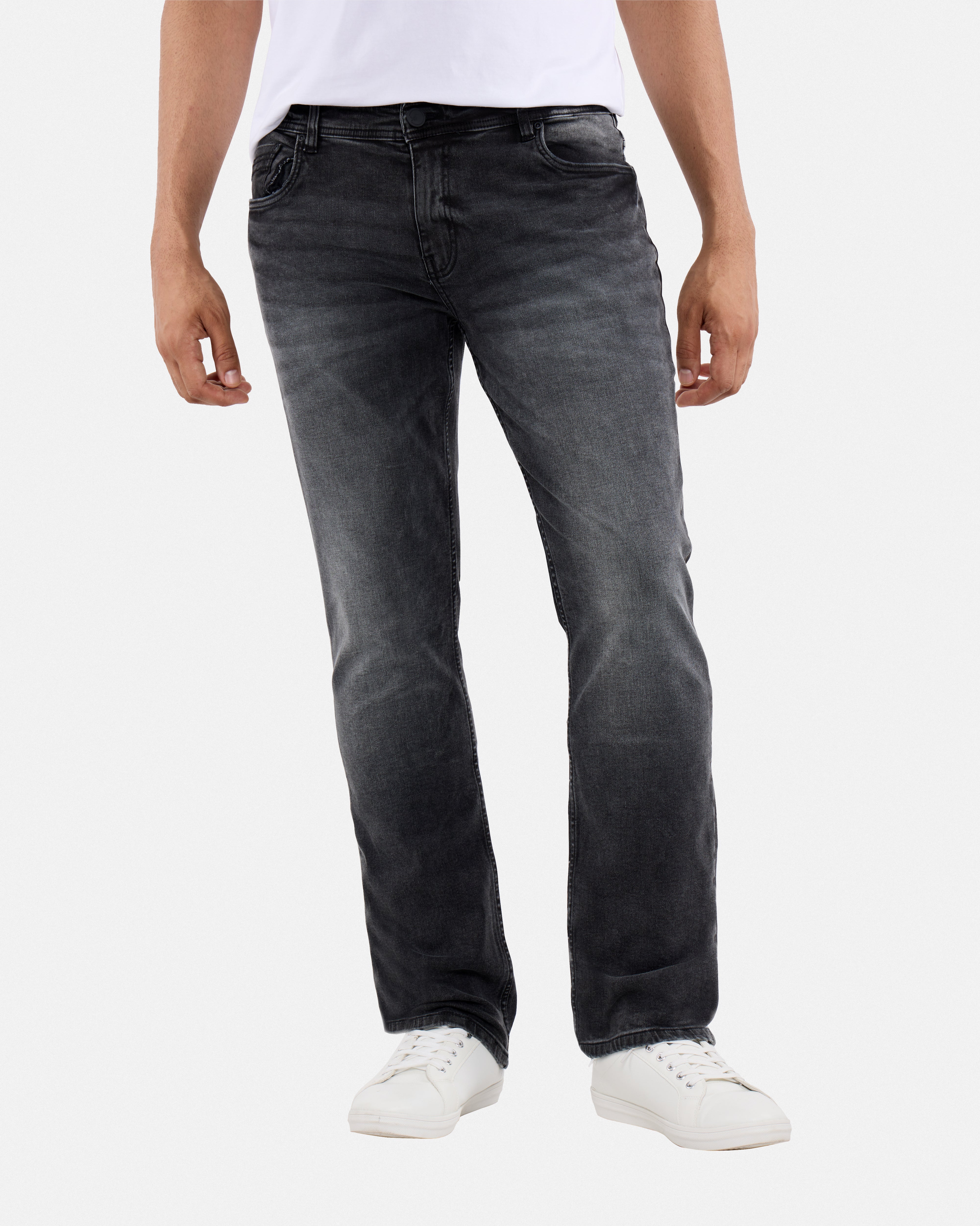 Men's Slim Fit Silicone Back Pocket Jeans