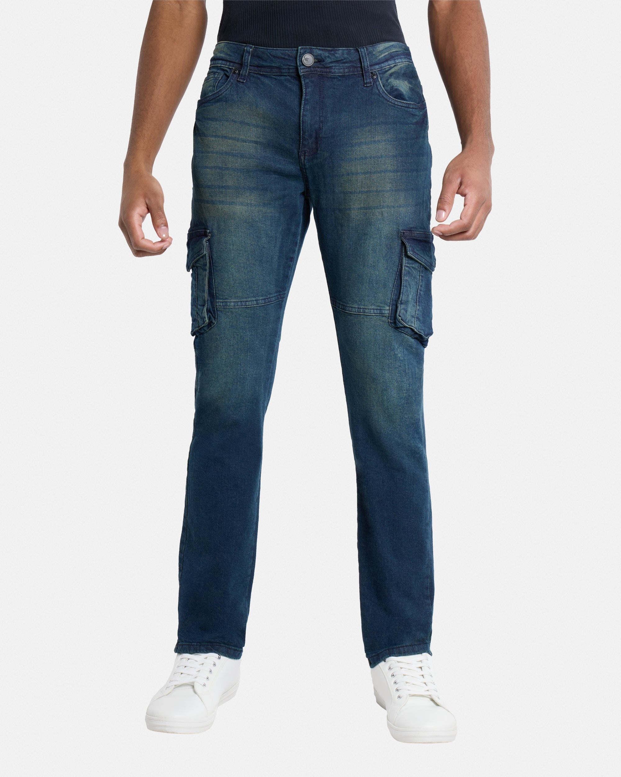 X RAY Mens Denim Jeans, Slim Fit Cargo Pocket Denim Jeans X RAY Mens Denim Jeans, Slim Fit Cargo Pocket Denim Jeans