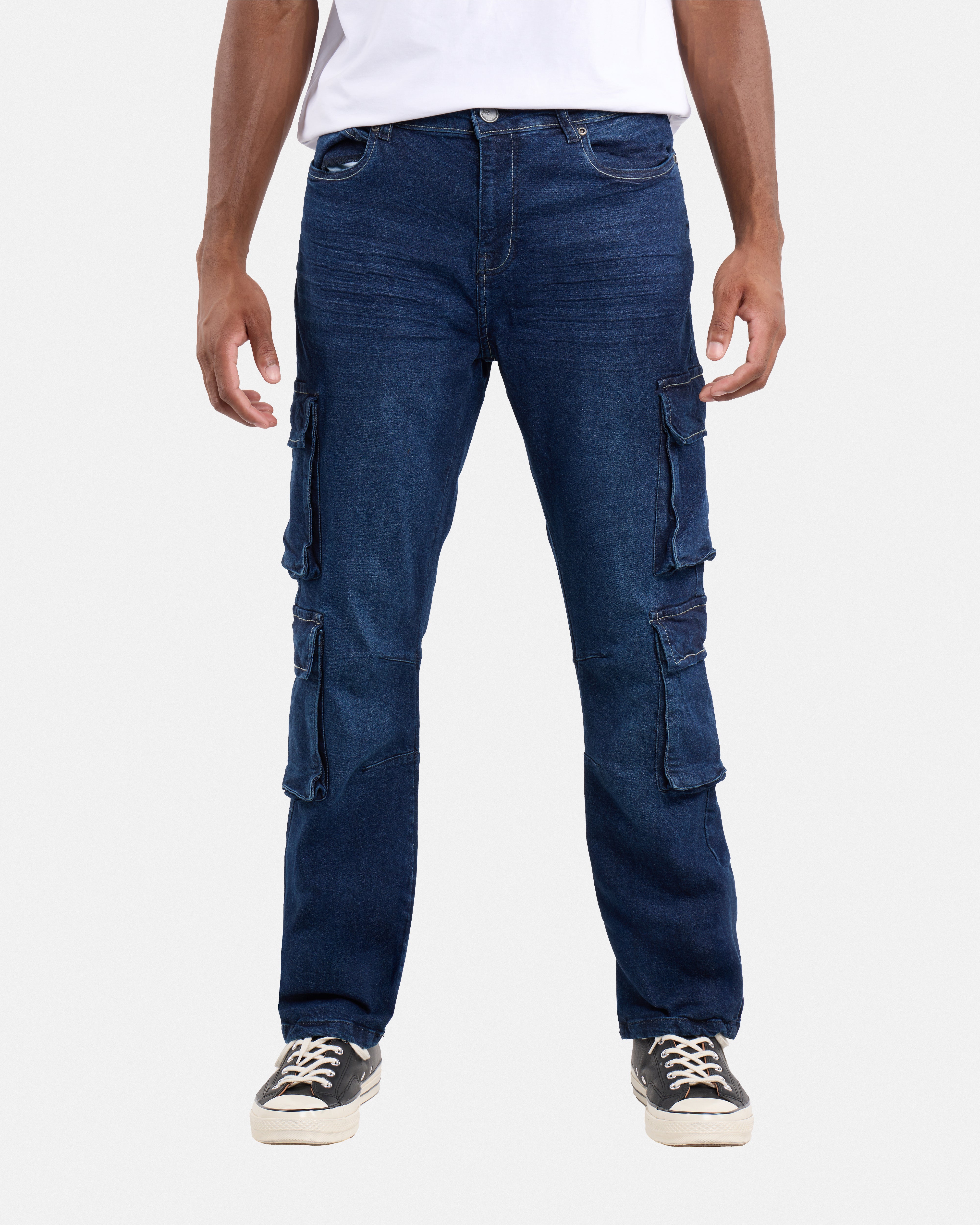 Men's Straight Fit Cargo Jeans