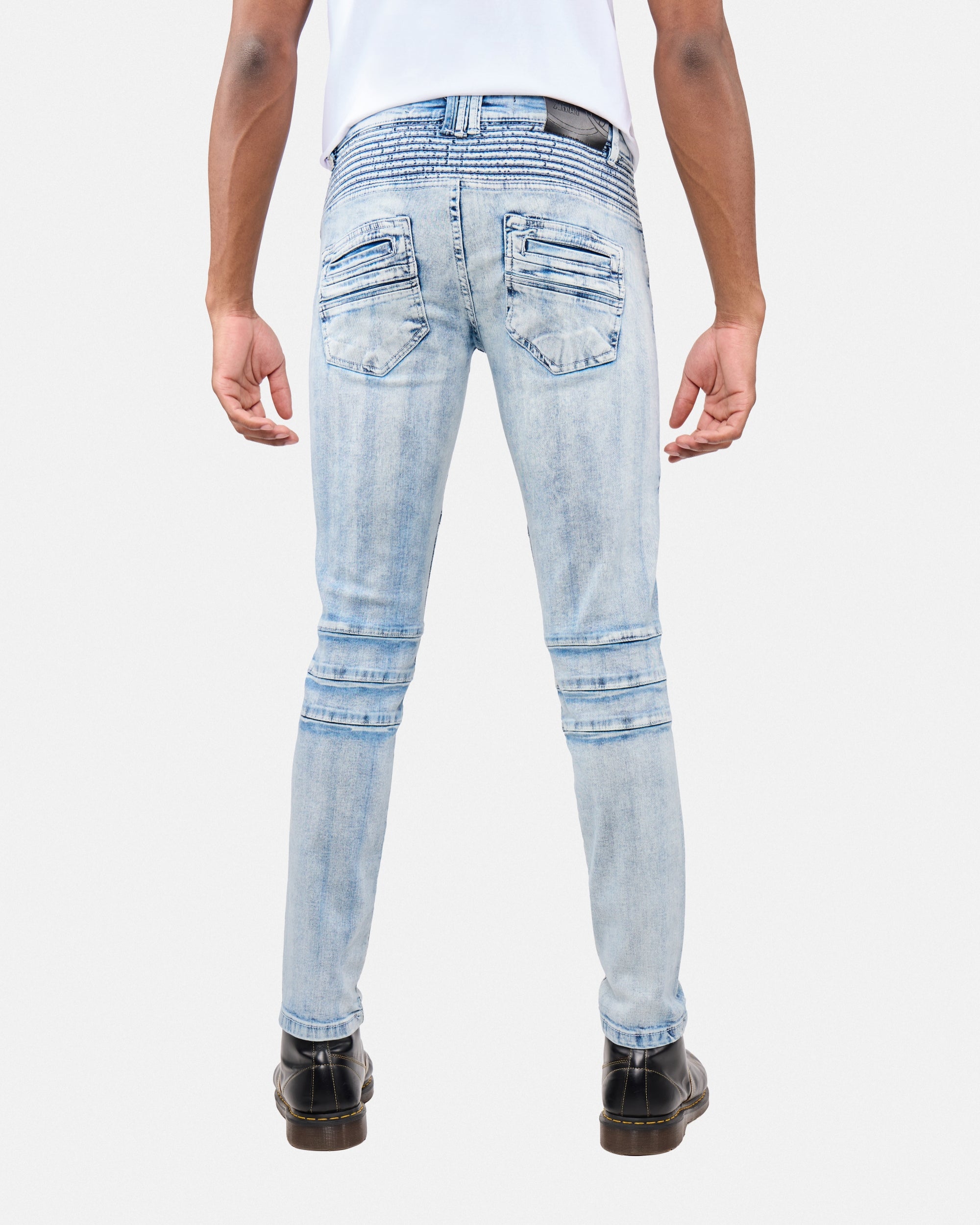 XMP-9732 Skinny Fit Moto Stretch Jeans – X-RAY JEANS