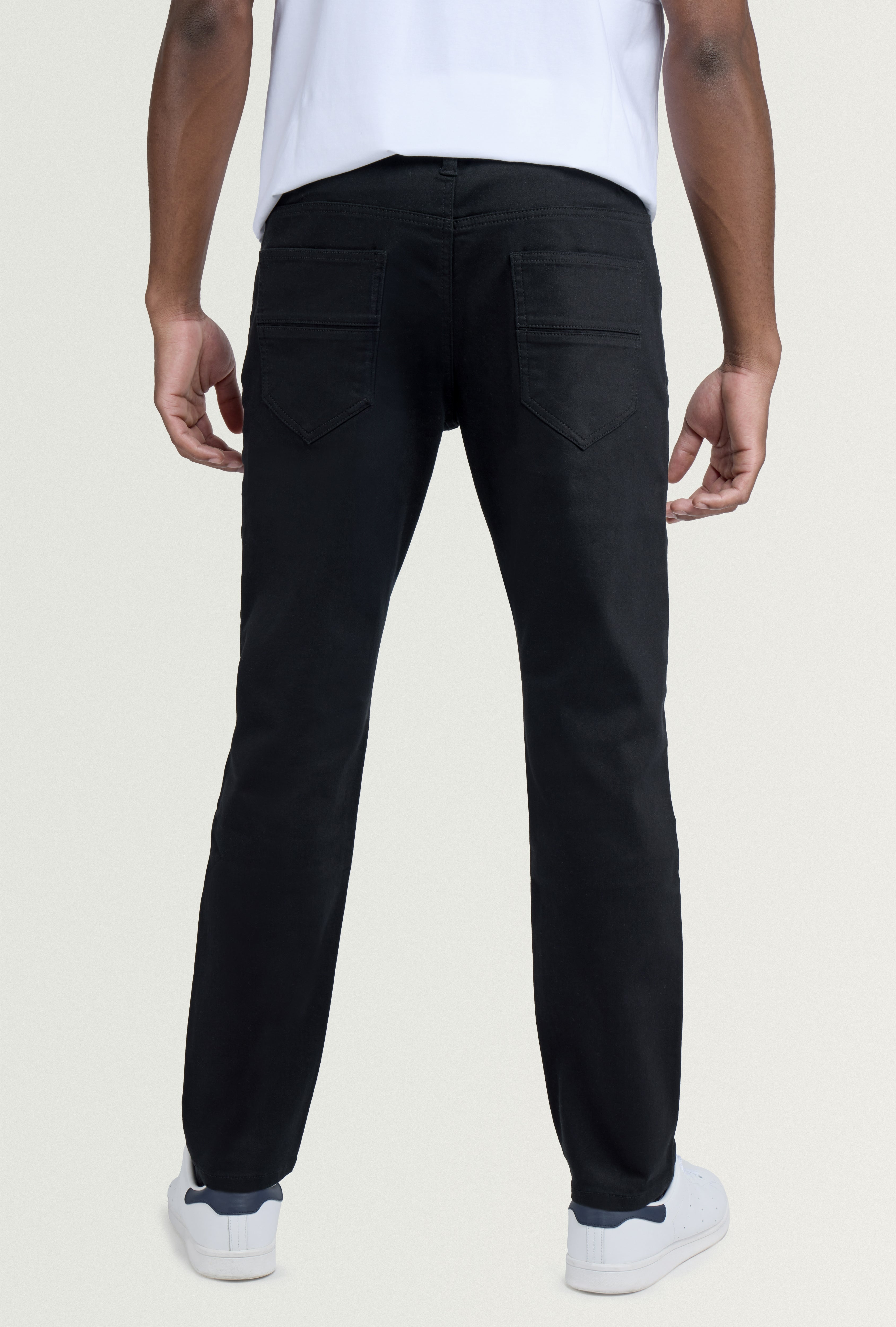 【INCHANT ME】[unisex] Smore Black Blue Wide Denim Pants Frontwalk Men Denim Pants Thicken Plush Trousers Mid Waist