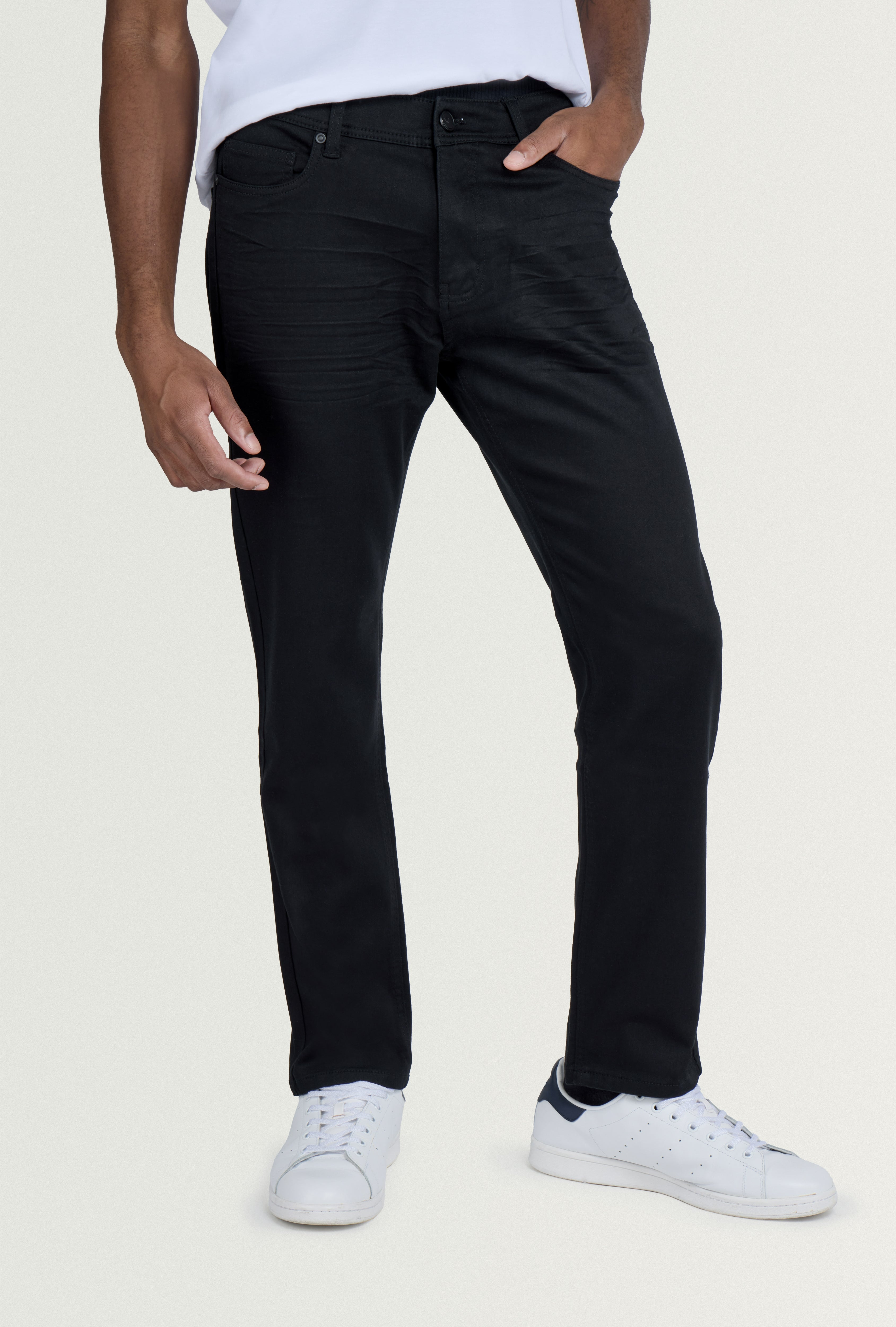 【YOURNUS】X-ray washed wide denim X RAY Men's Slim Fit Stretch Colored Denim Commuter Pants