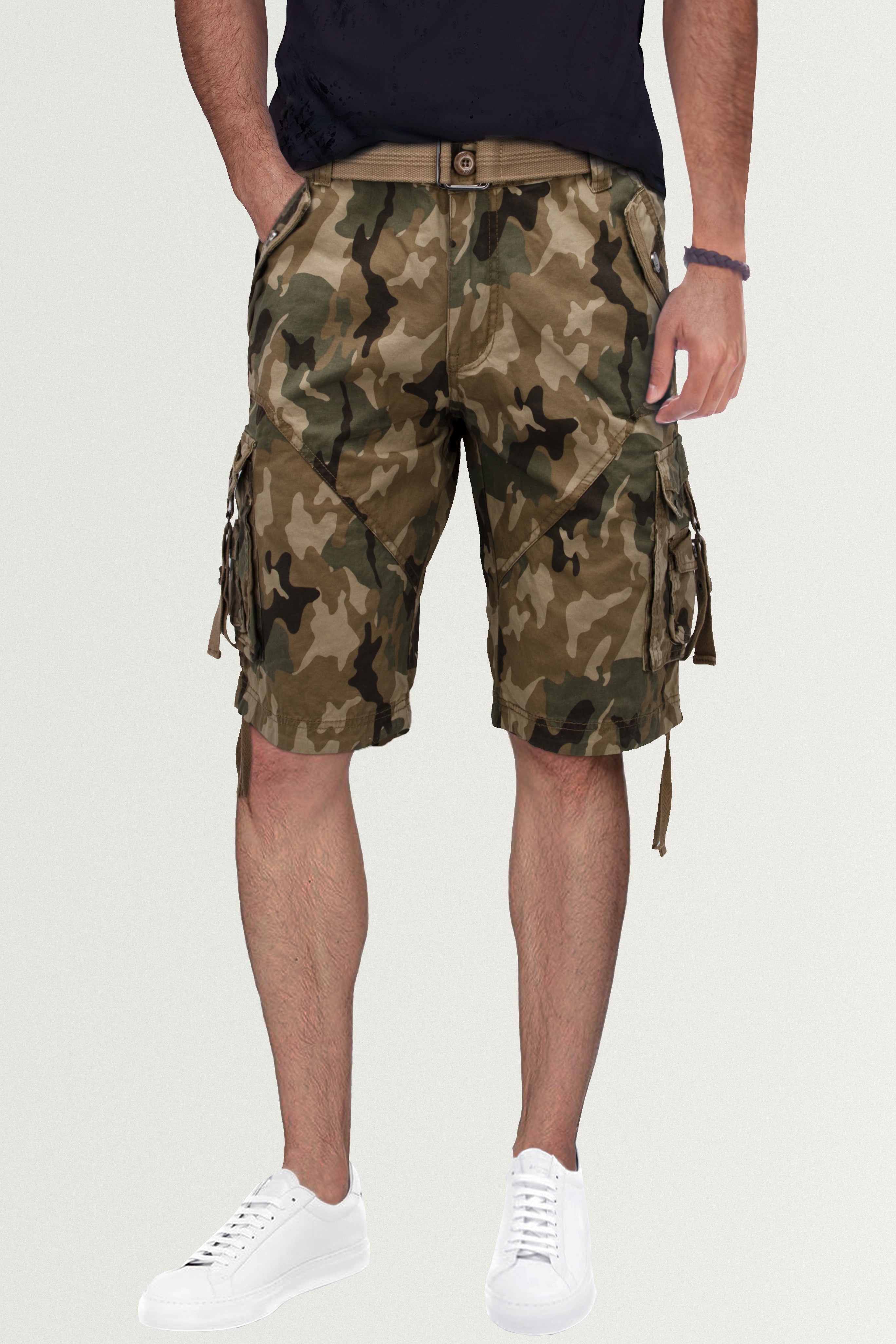 X RAY Mens Tactical Bermuda Cargo Shorts Camo and Solid
