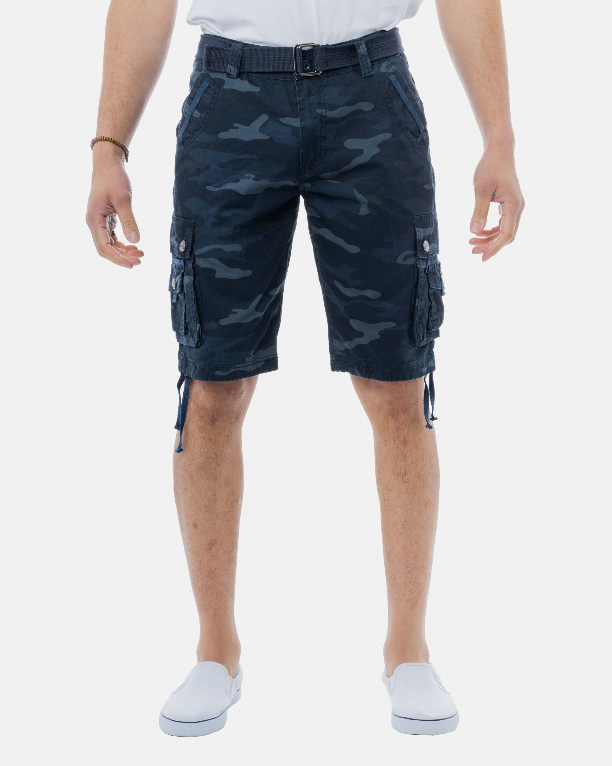 X RAY Mens Tactical Bermuda Cargo Shorts Camo and Solid Colors 12.5" Inseam Knee Length Classic Fit Multi Pocket Capri Pants