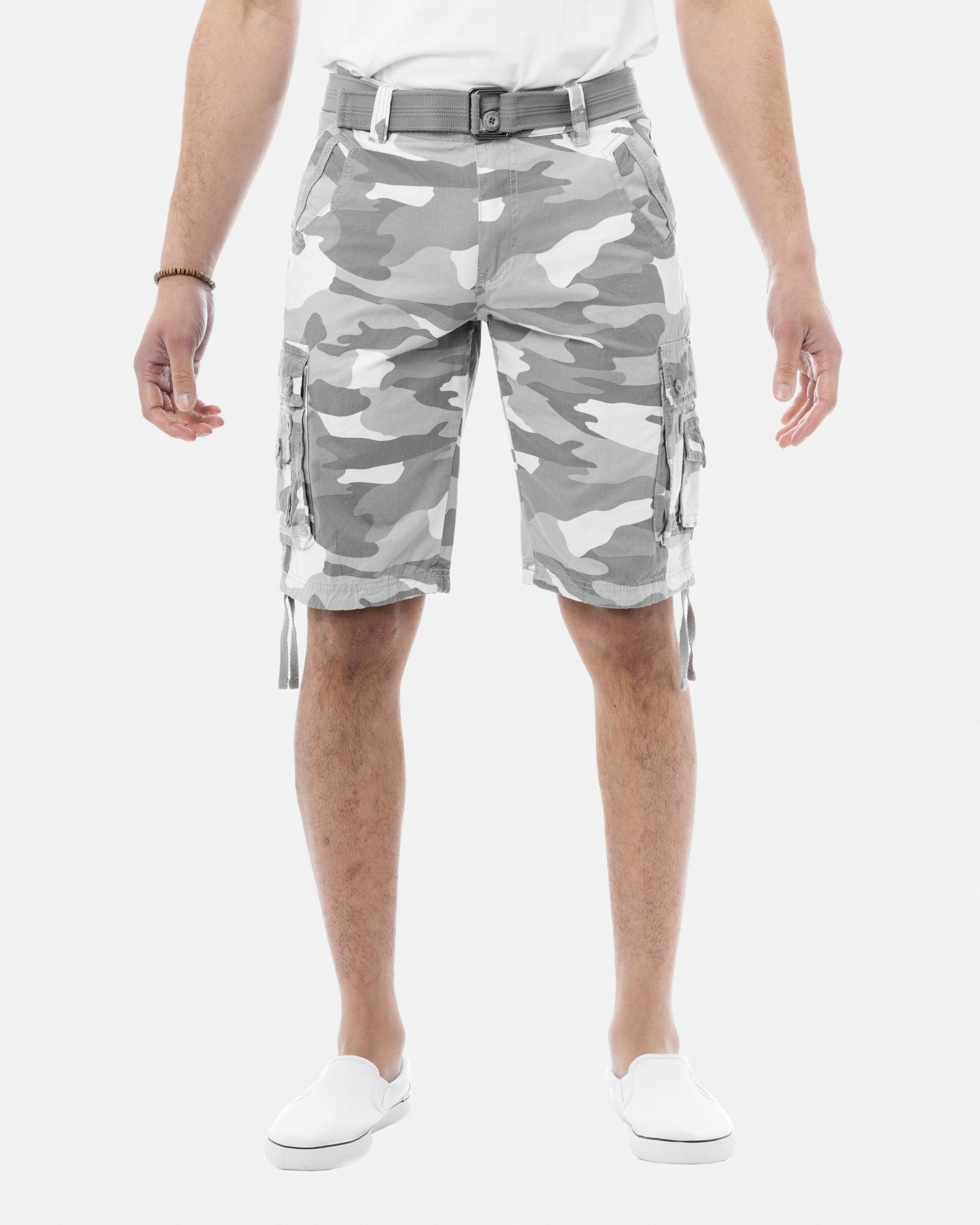 X RAY Mens Tactical Bermuda Cargo Shorts Camo and Solid Colors 12.5" Inseam Knee Length Classic Fit Multi Pocket Capri Pants