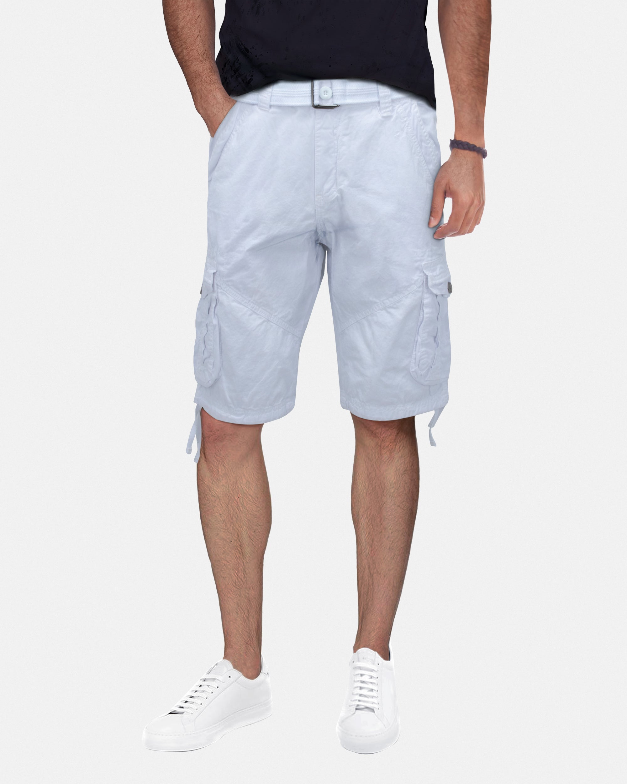 X RAY Mens Tactical Bermuda Cargo Shorts Camo and Solid Colors 12.5" Inseam Knee Length Classic Fit Multi Pocket Capri Pants