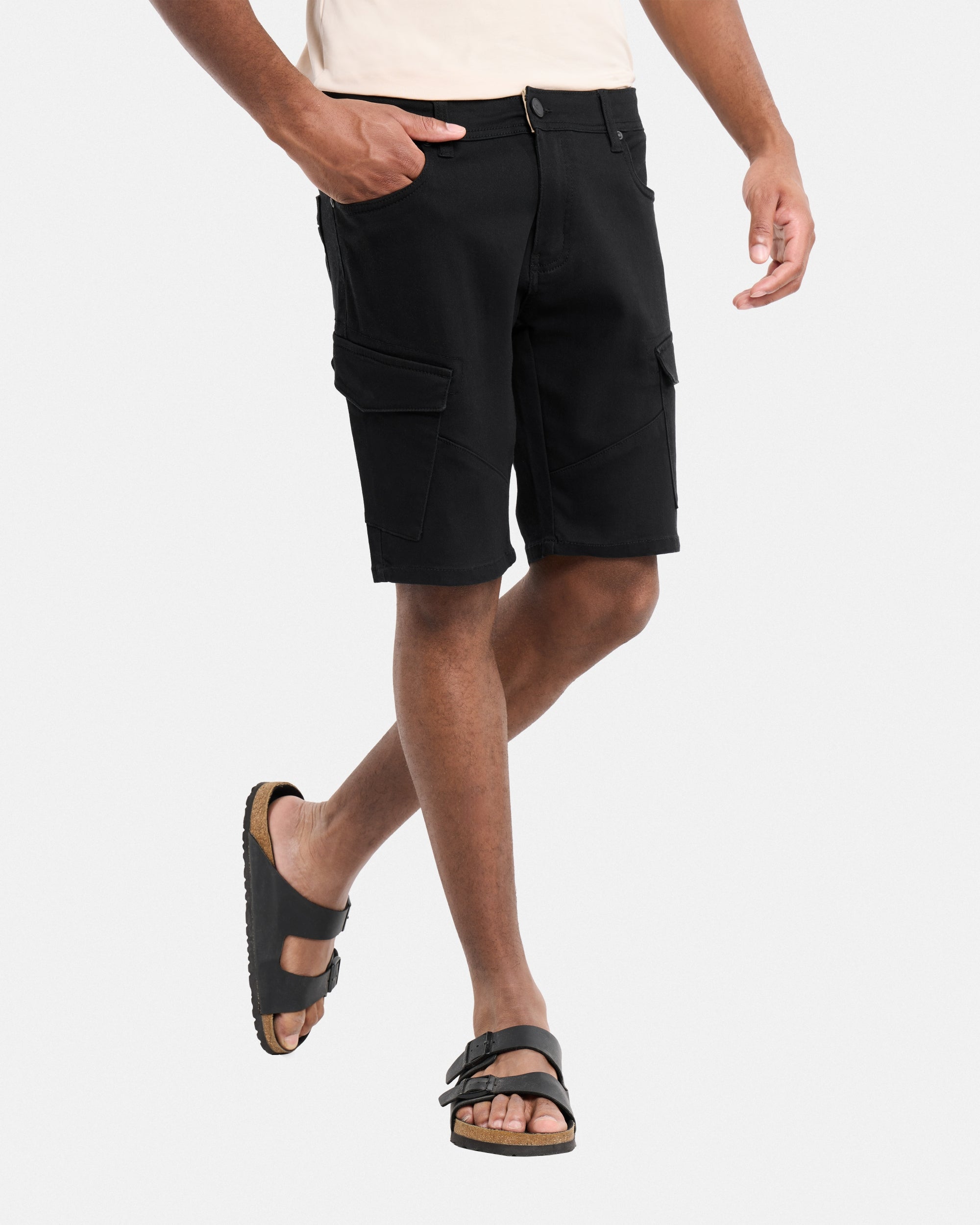 パンツ Back Satin Black Cargo Shorts/Ron Herman Ron Herman California Black Shorts Series News｜Ron Herman
