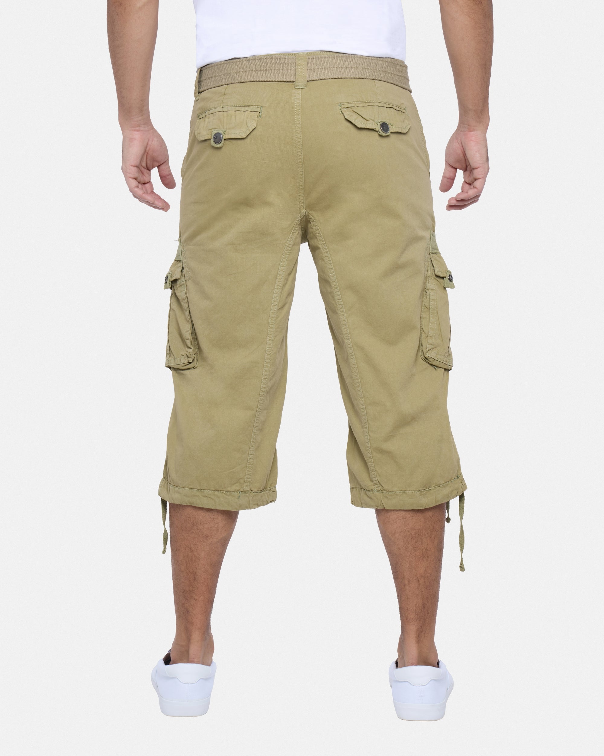 パンツ s/e/o : 25SS / COTTON CARGO SHORTS (2COLORS) Men?s Cotton Cargo Shorts Casual Elastic Waist Multi-Pockets