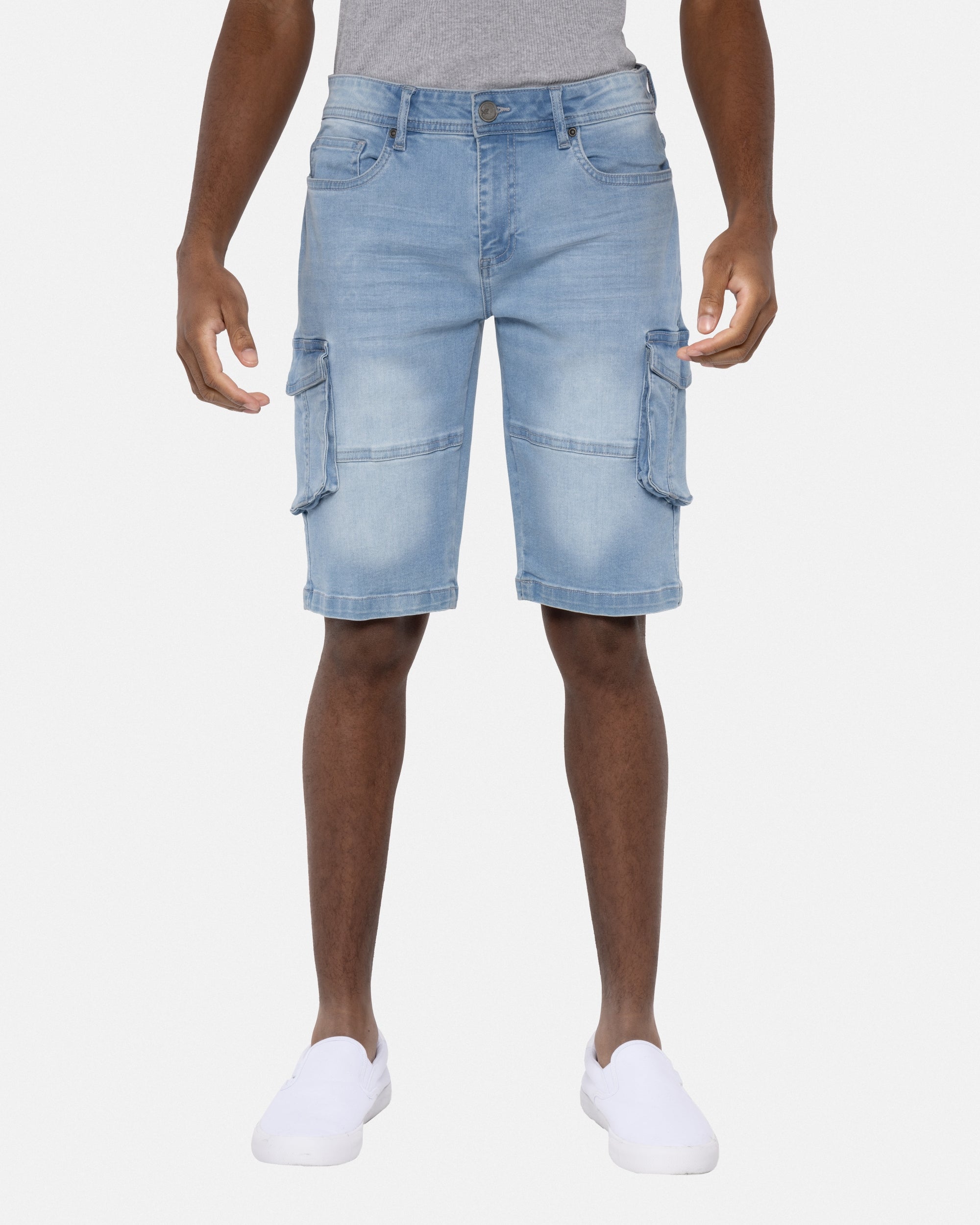 X RAY Men's Denim Cargo Shorts