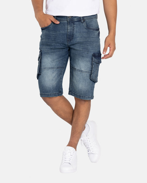 XMS-94026 Denim Cargo Shorts – X-RAY JEANS