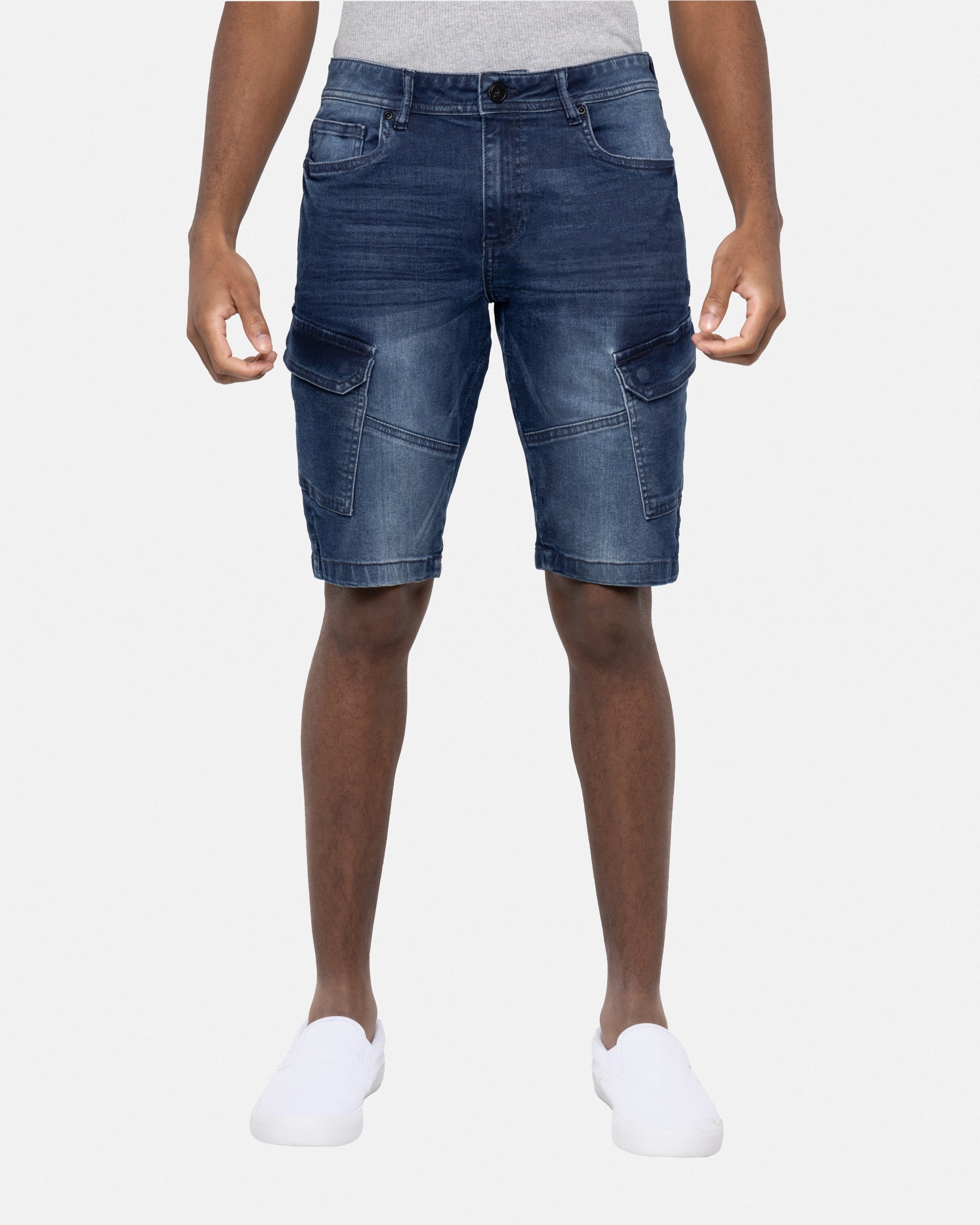 #XMS-94029 Denim Cargo Shorts