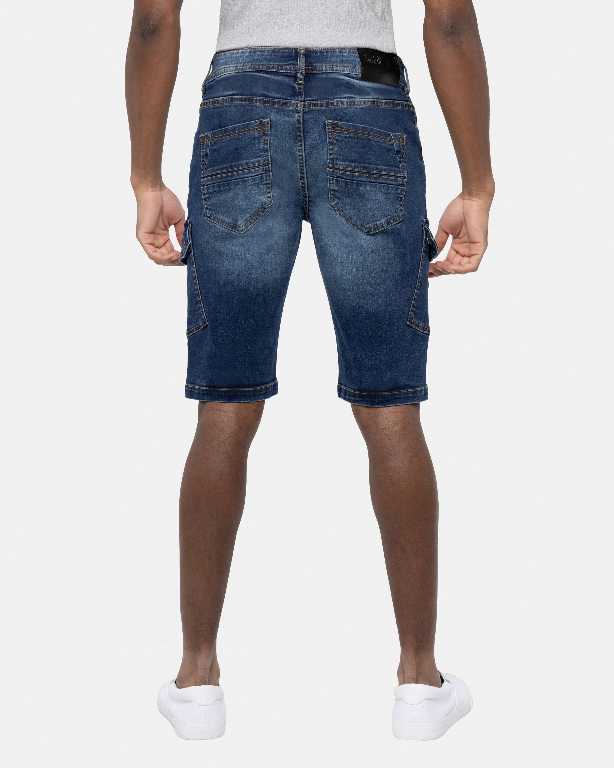 X RAY Men's Denim Cargo Shorts 12 Inches Inseam – X-RAY JEANS
