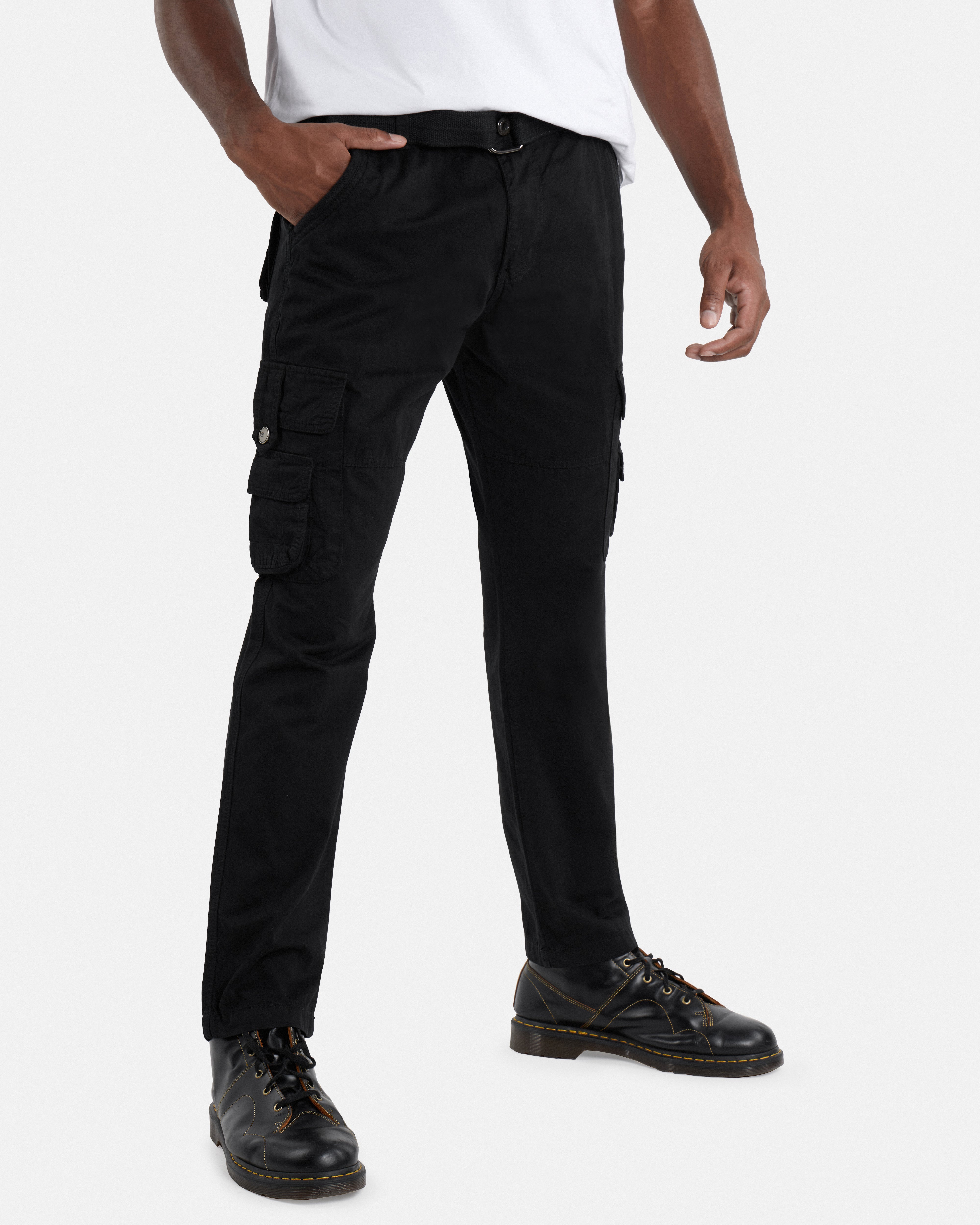 X RAY Men's Regular Fit Straight Leg Cargo Pants