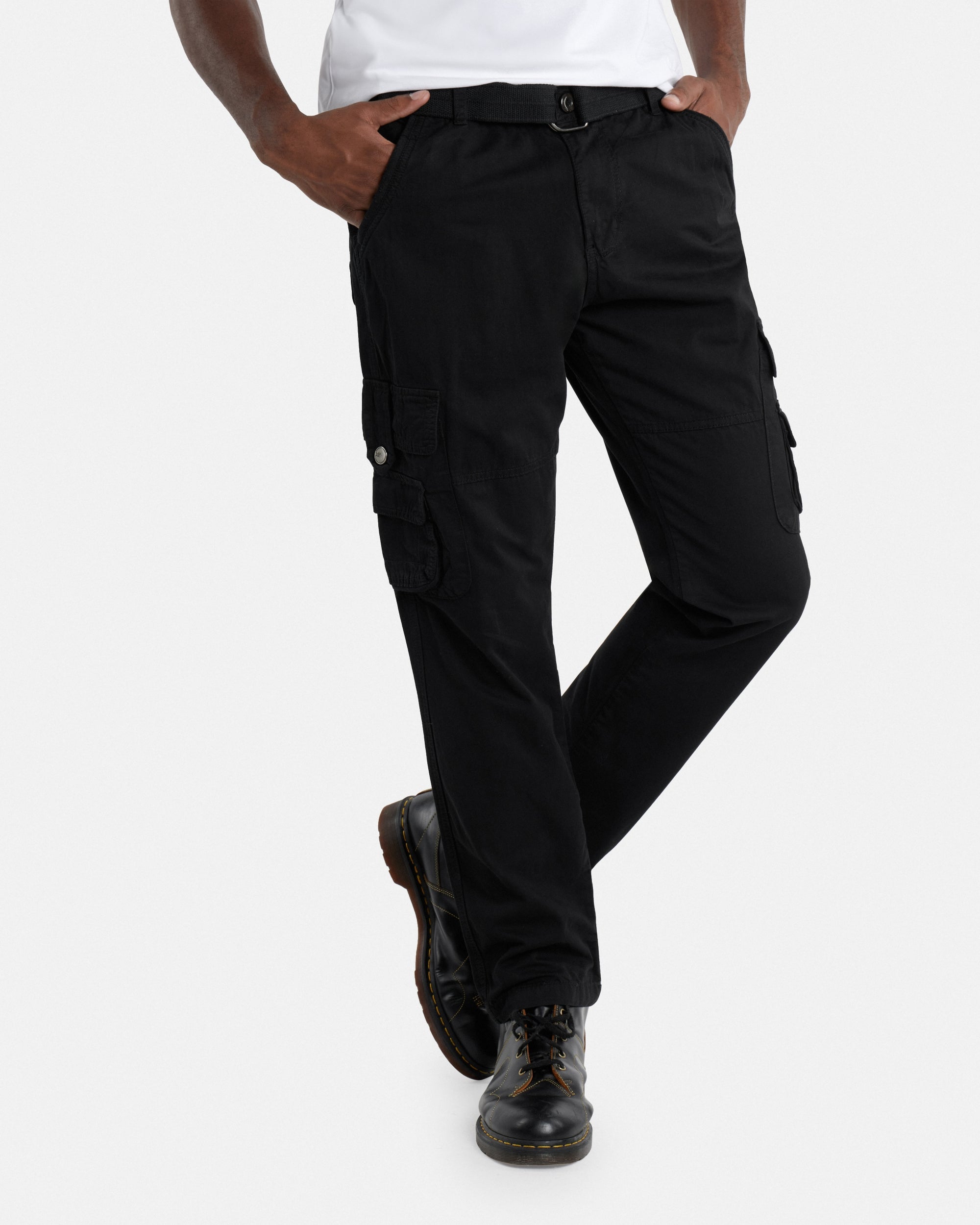#XMT-19023 Slim Fit Twill Cargo Pants-thumbmail-4