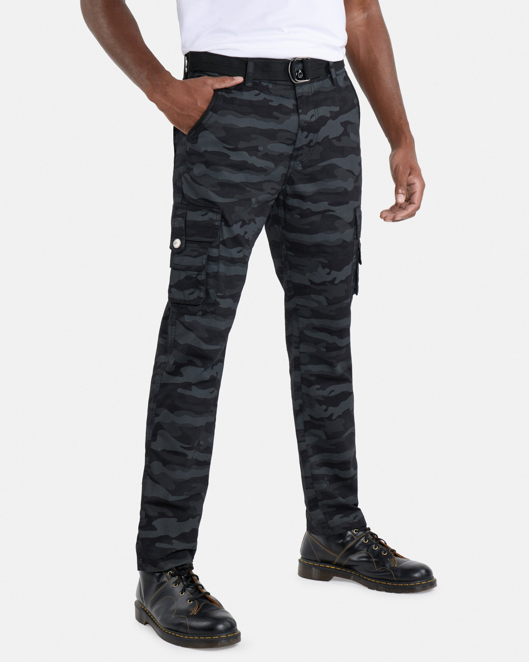 #XMT-19023 Slim Fit Twill Cargo Pants-thumbmail-57