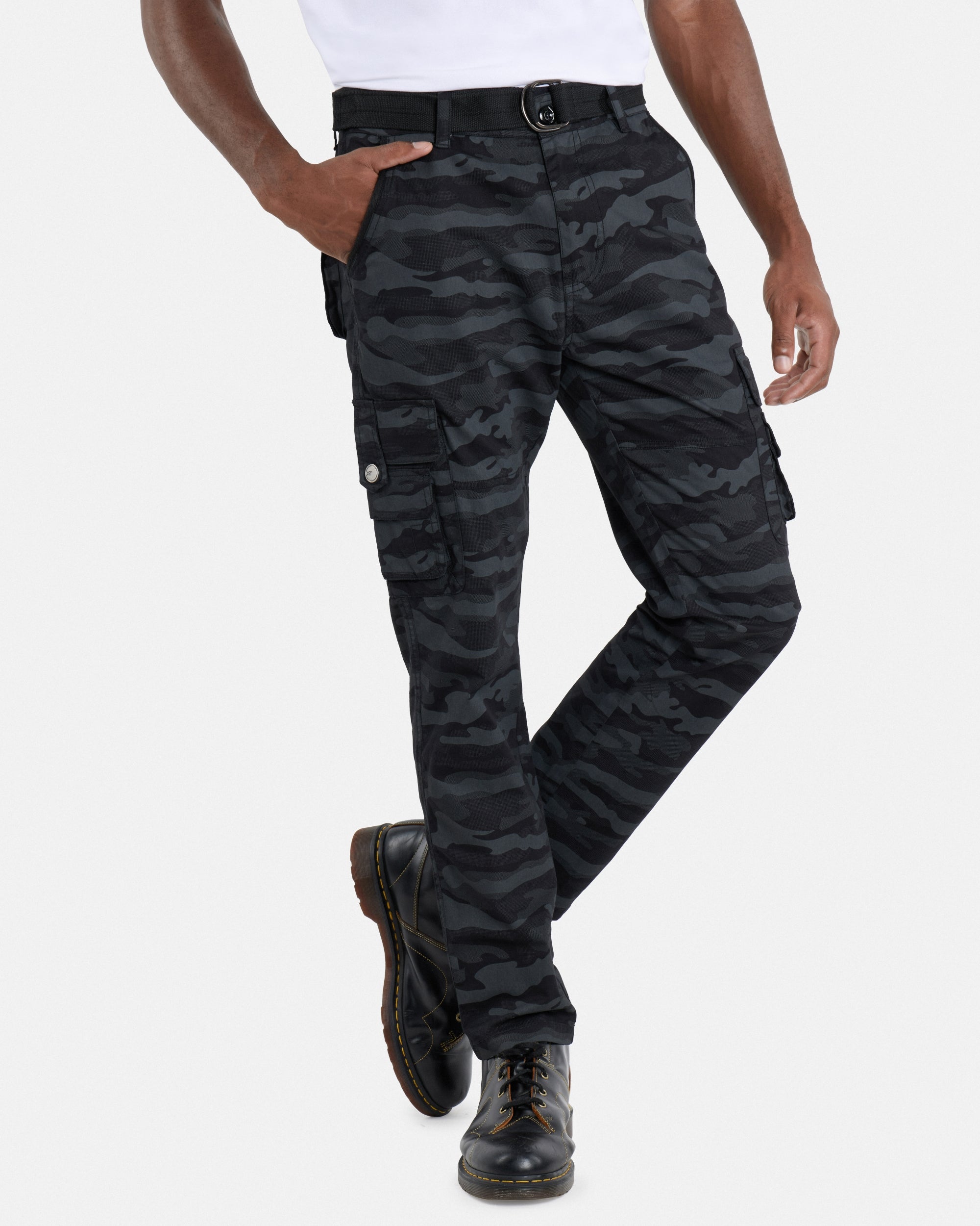 #XMT-19023 Slim Fit Twill Cargo Pants-thumbmail-60