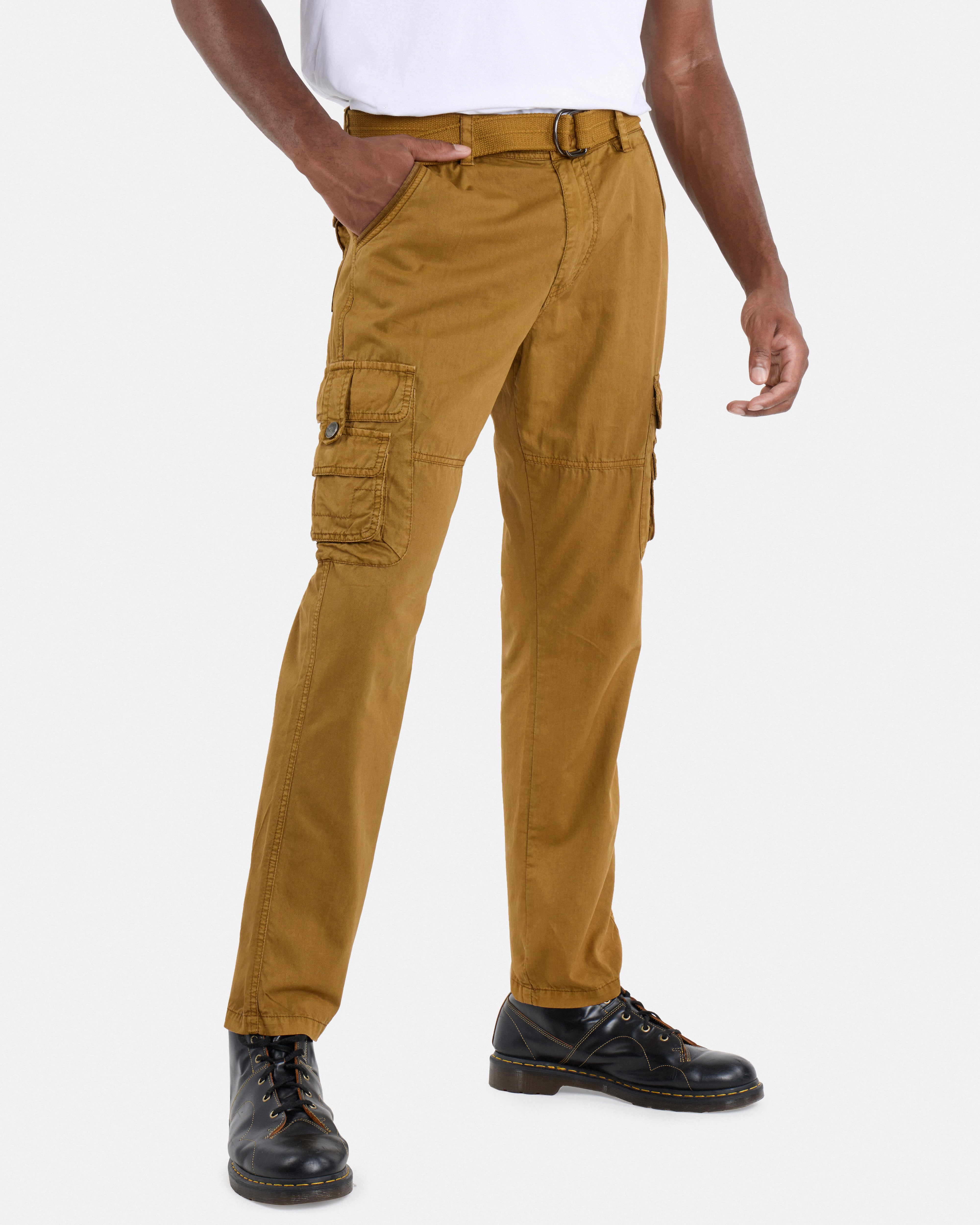 X RAY Men's Regular Fit Straight Leg Cargo Pants