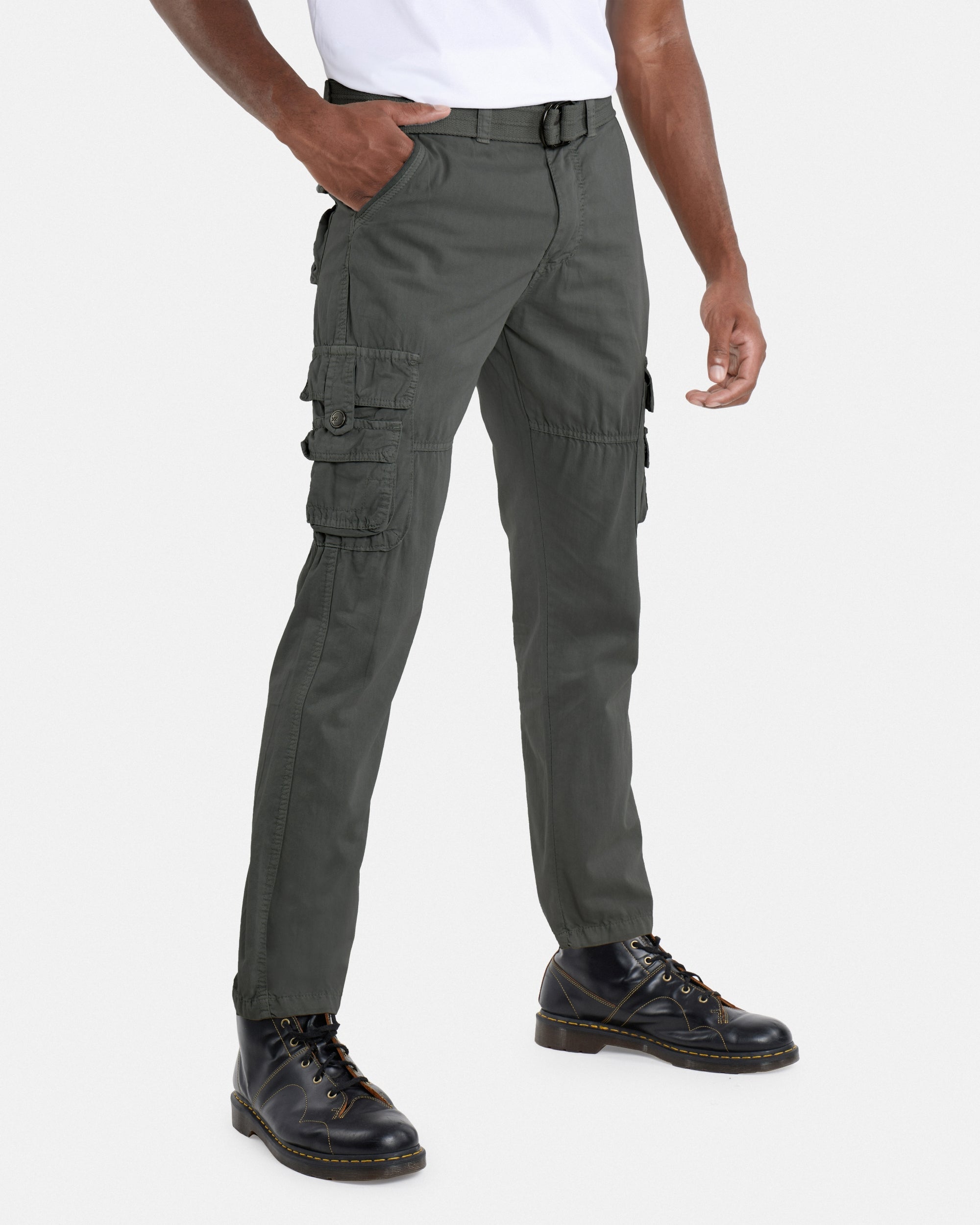X RAY Men's Regular Fit Straight Leg Cargo Pants