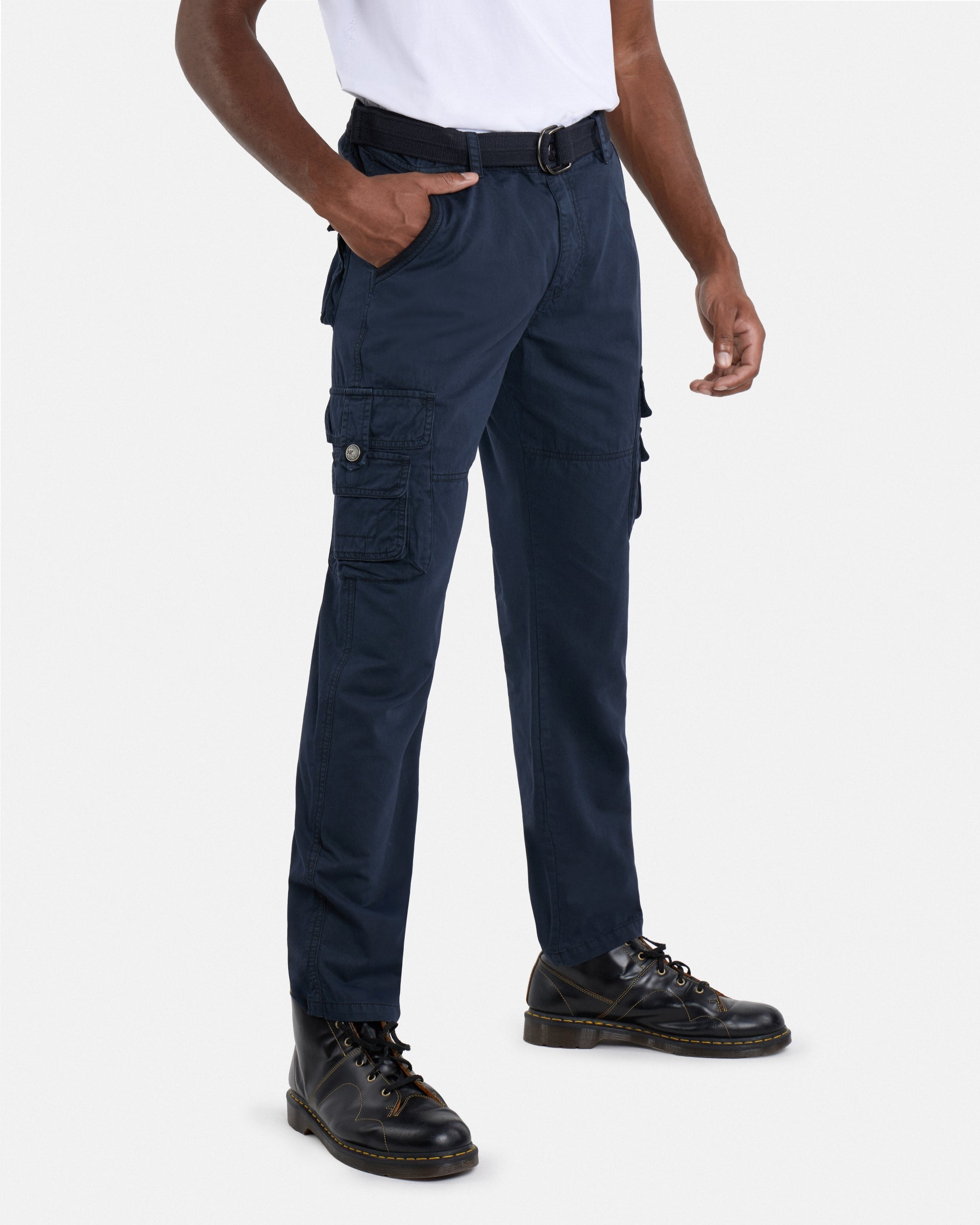 X RAY Men's Regular Fit Straight Leg Cargo Pants