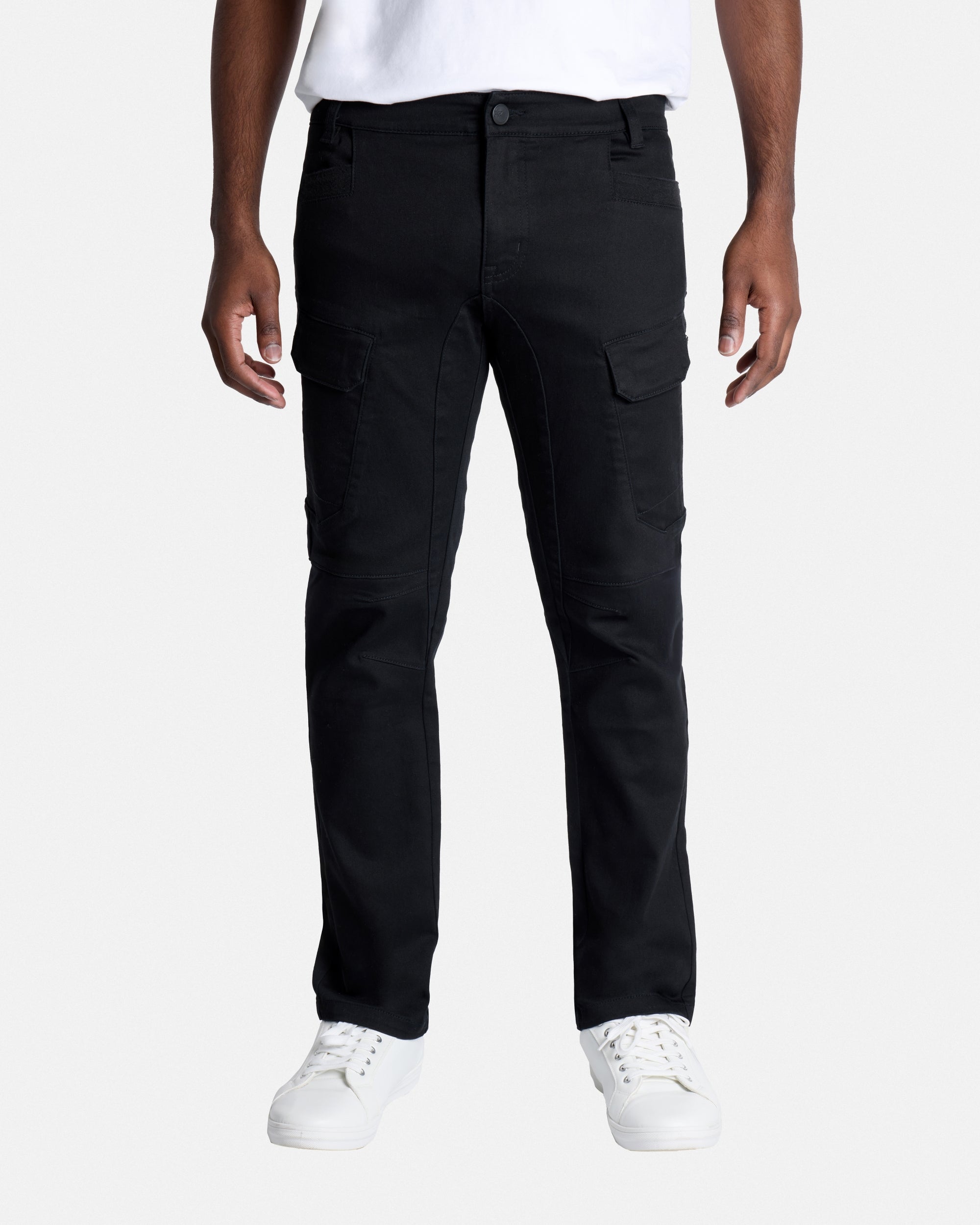 SLIM FIT STRETCH TWILL CARGO PANTS
