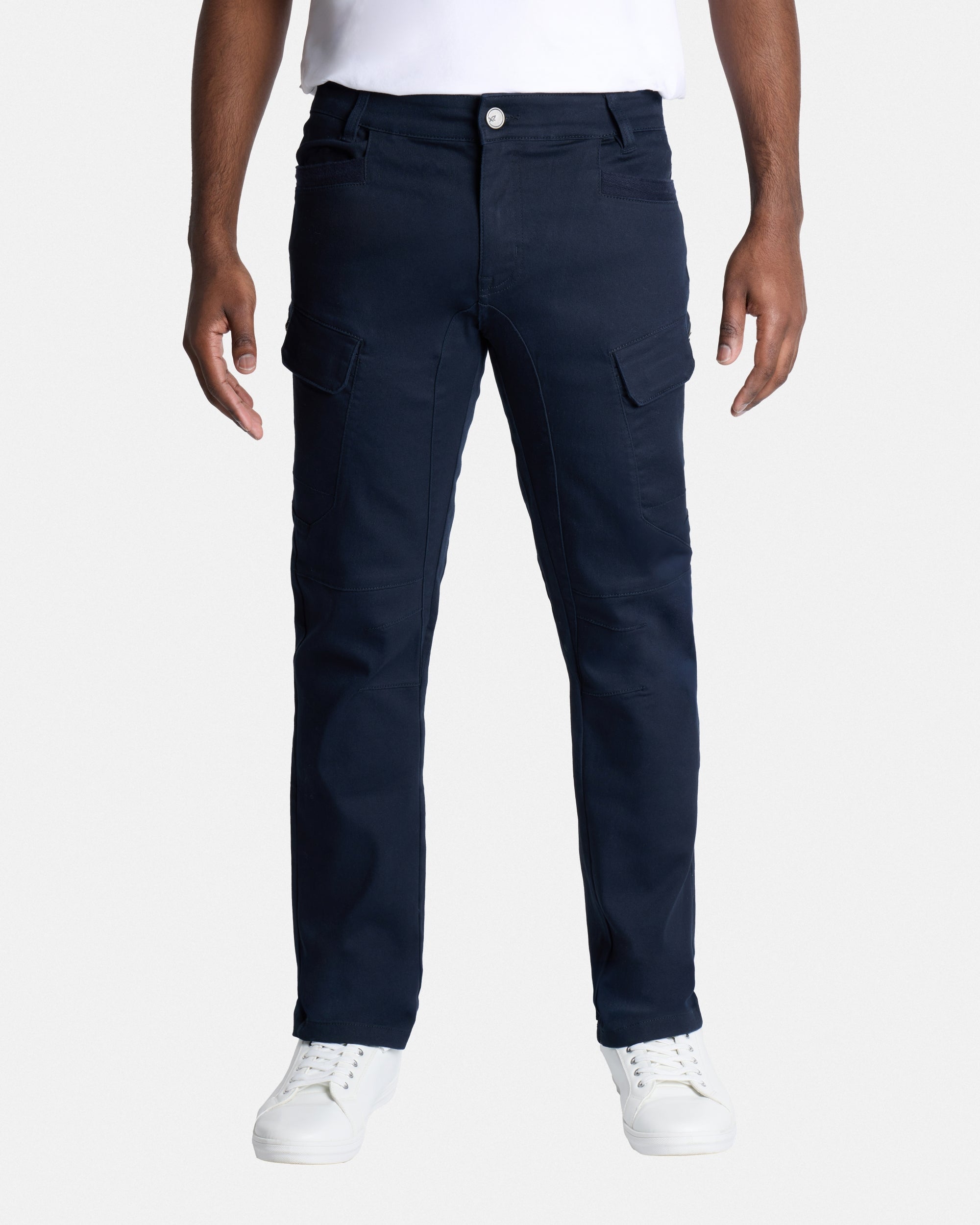 SLIM FIT STRETCH TWILL CARGO PANTS