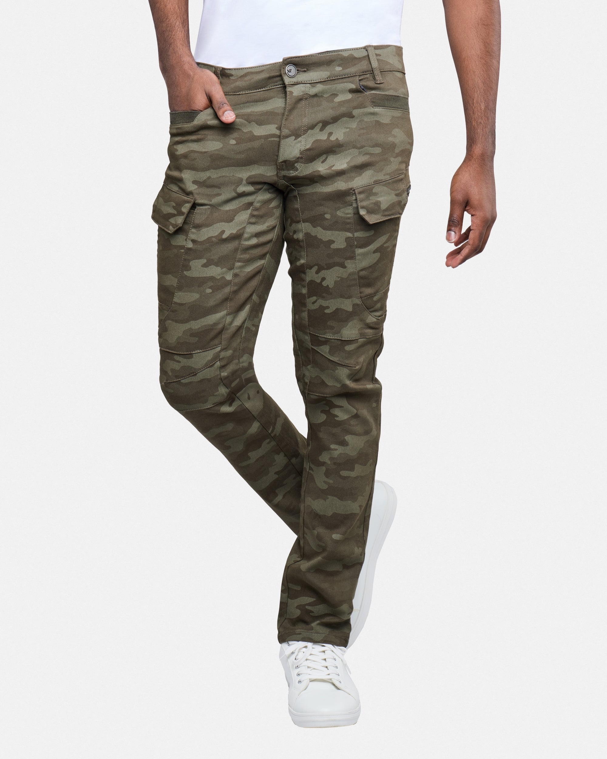 XMT-19029 Slim Fit Stretch Twill Cargo Pants – X-RAY JEANS