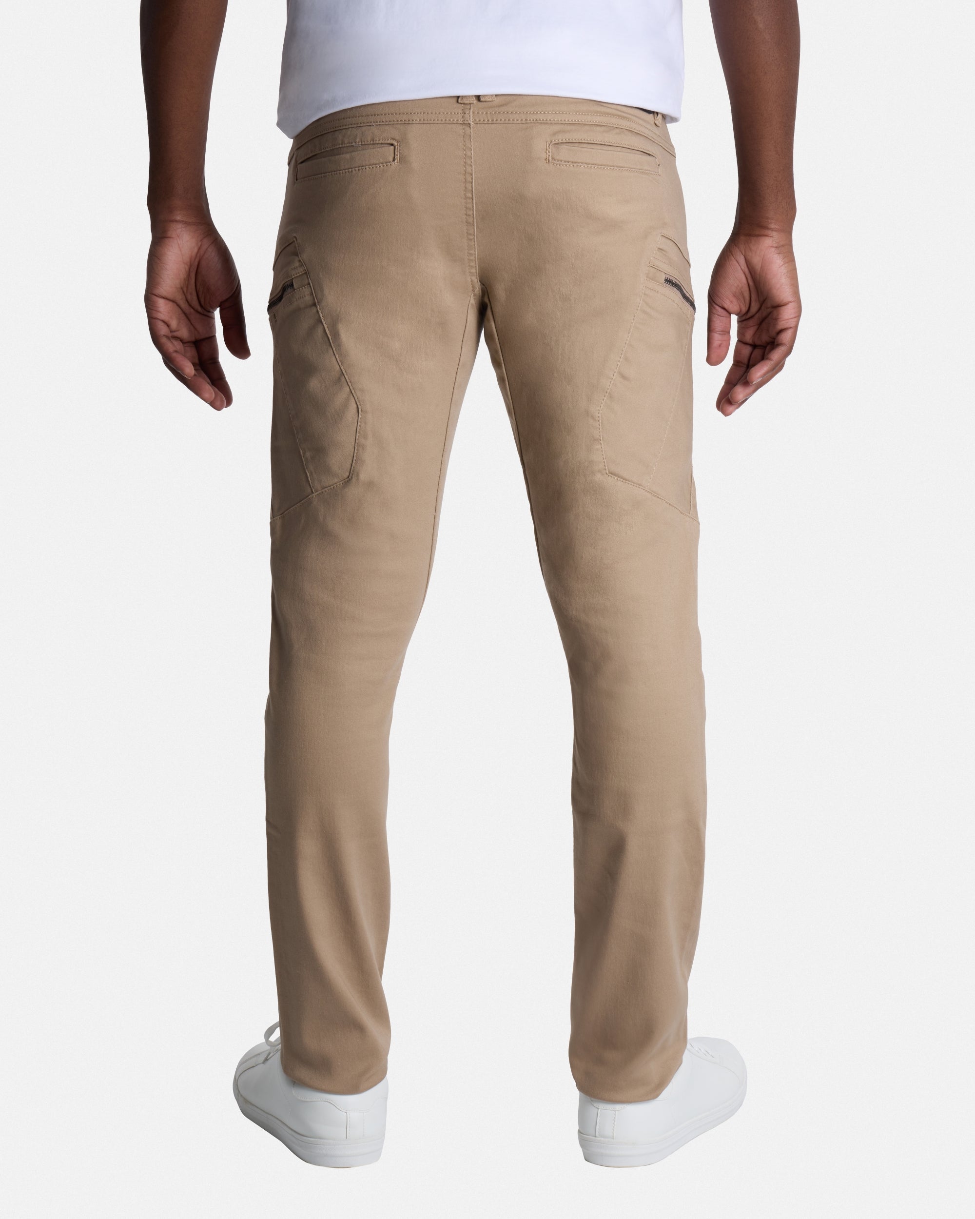 SLIM FIT STRETCH TWILL CARGO PANTS – X-RAY JEANS